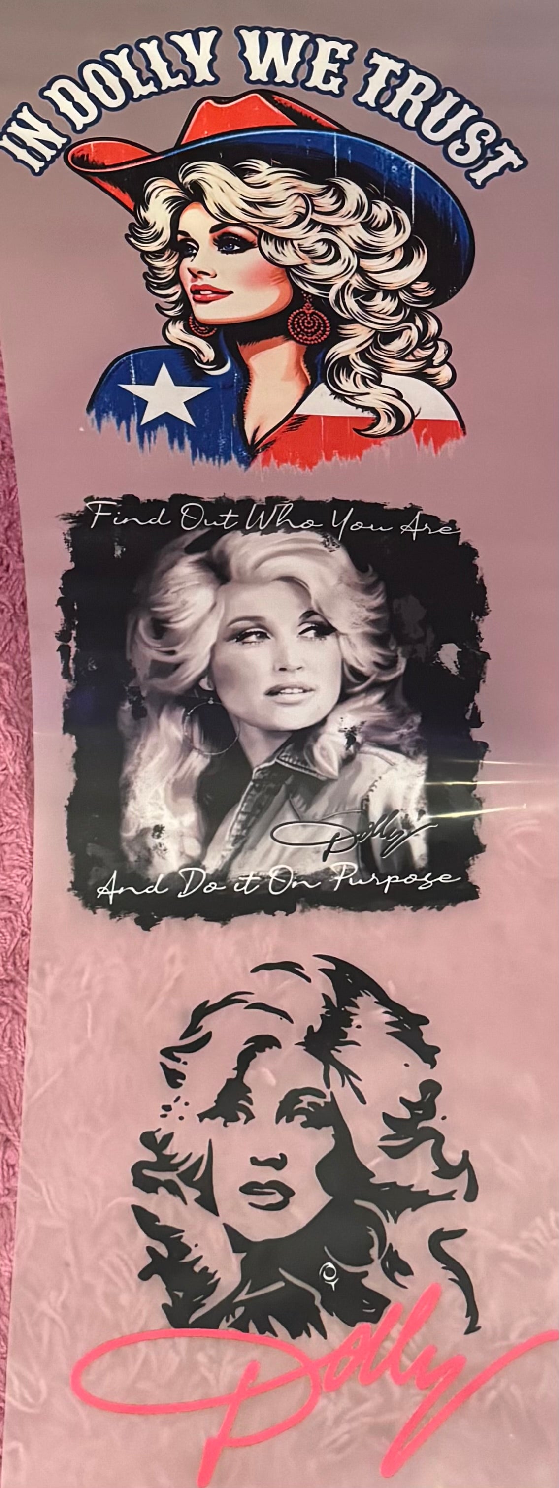 Dolly Full Size Tops Gang Sheet DTF Print