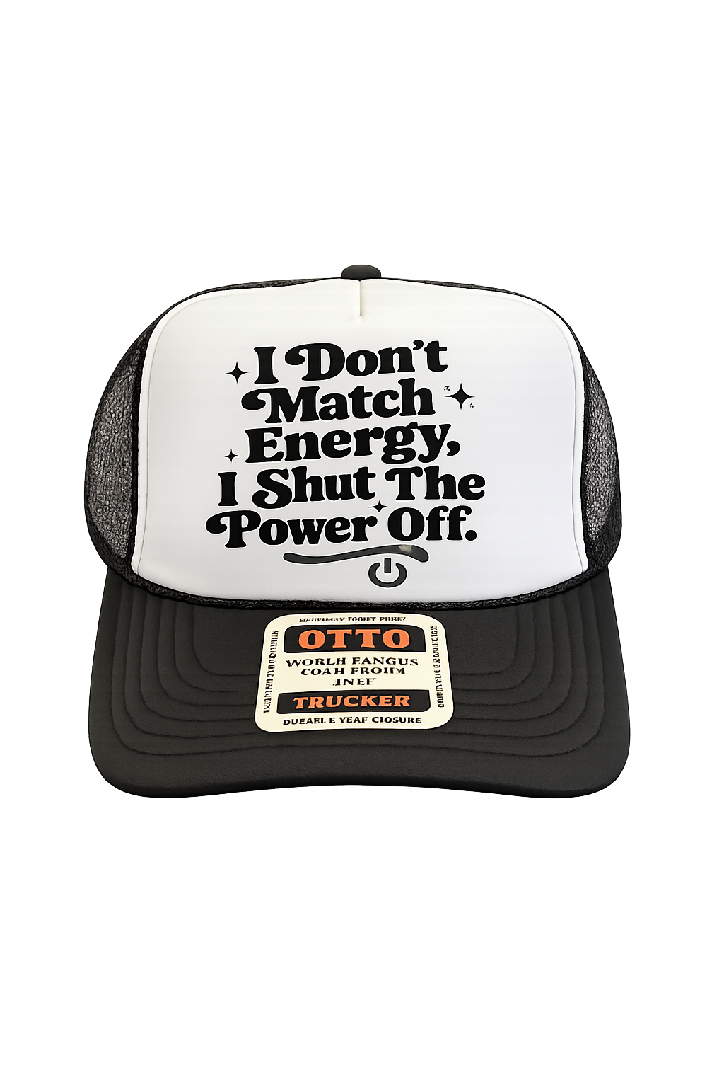 Match Energy Full Front DTF Prints Hat Patch