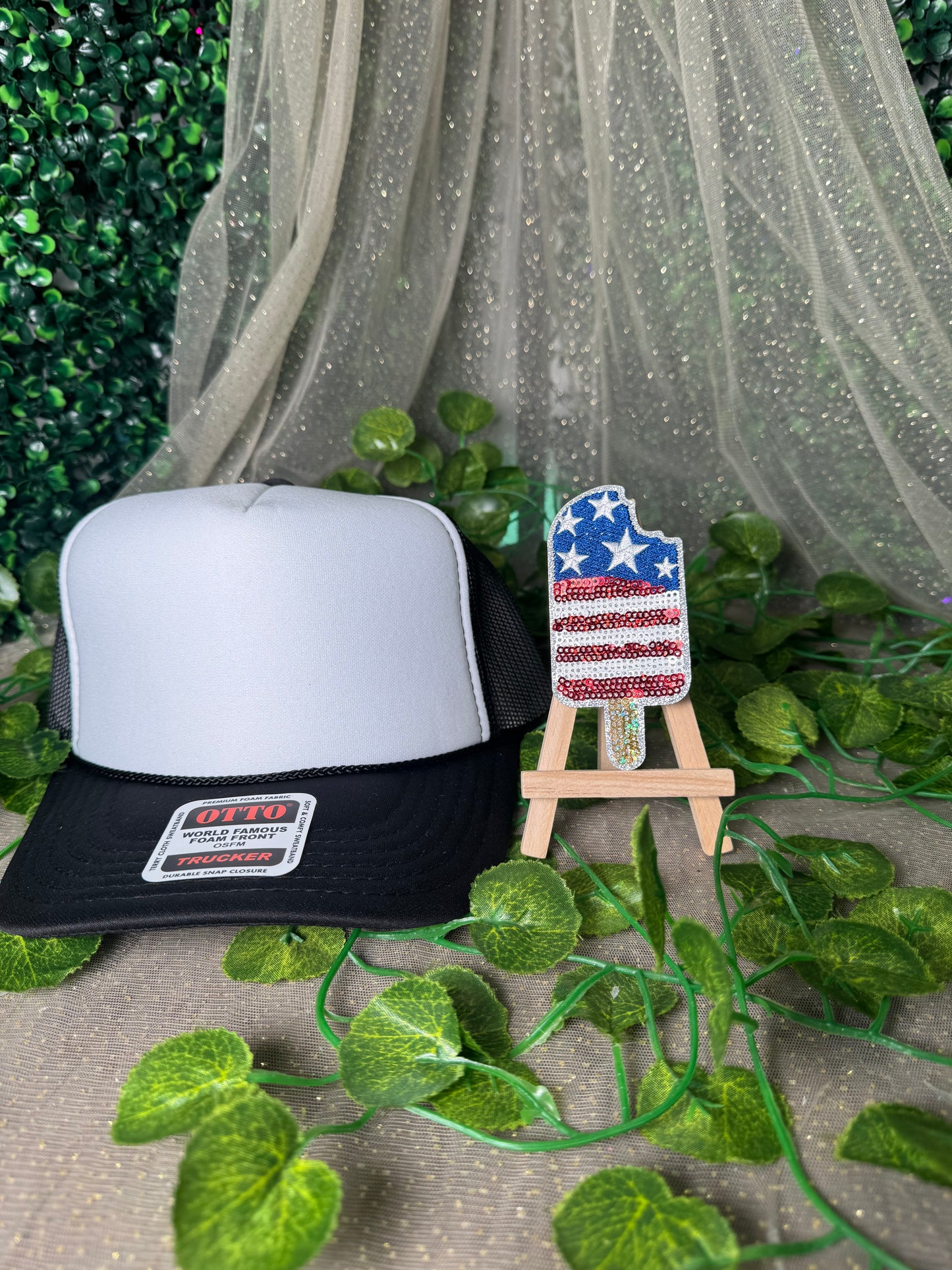 Sequin Popsicle Hat Patch Wholesale