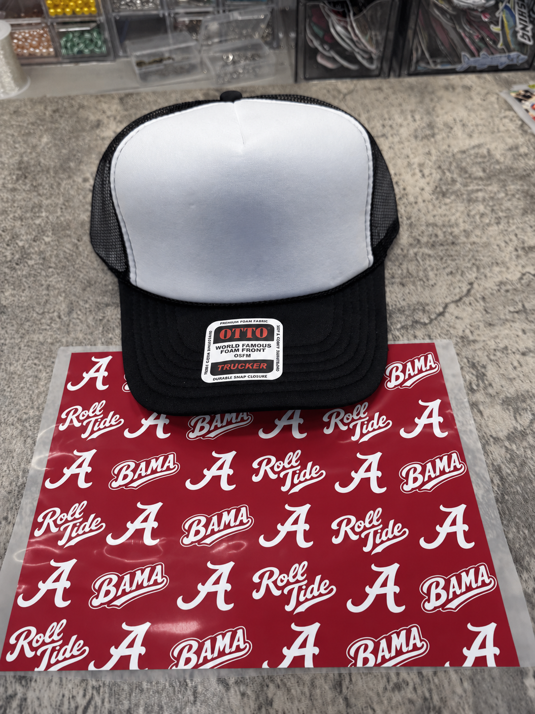 Bama Single Hat Bill DTF Prints
