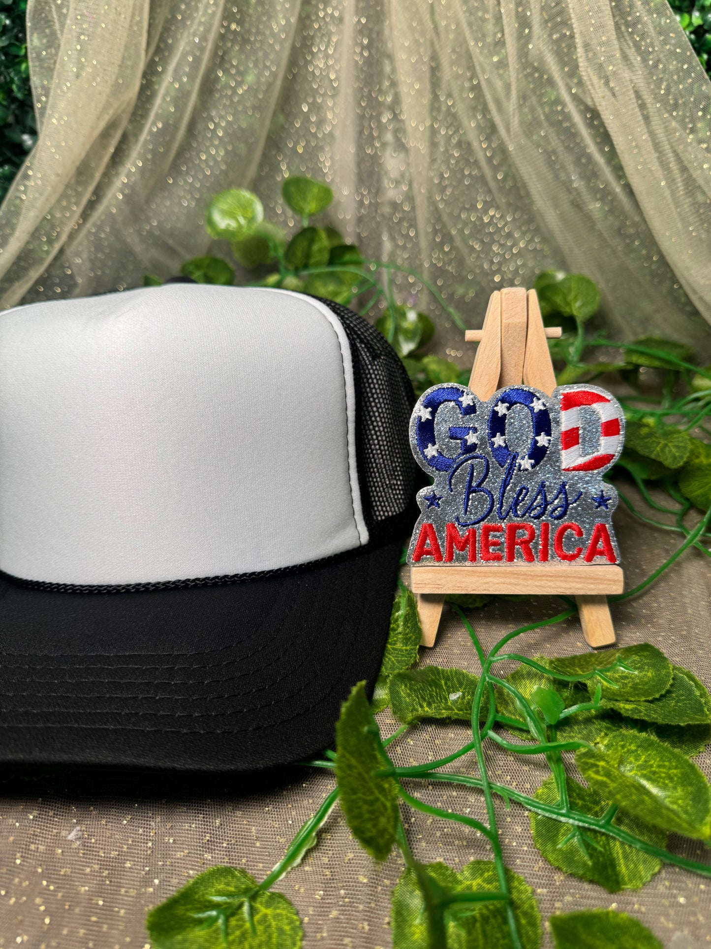 God Bless America Hat Patch Wholesale