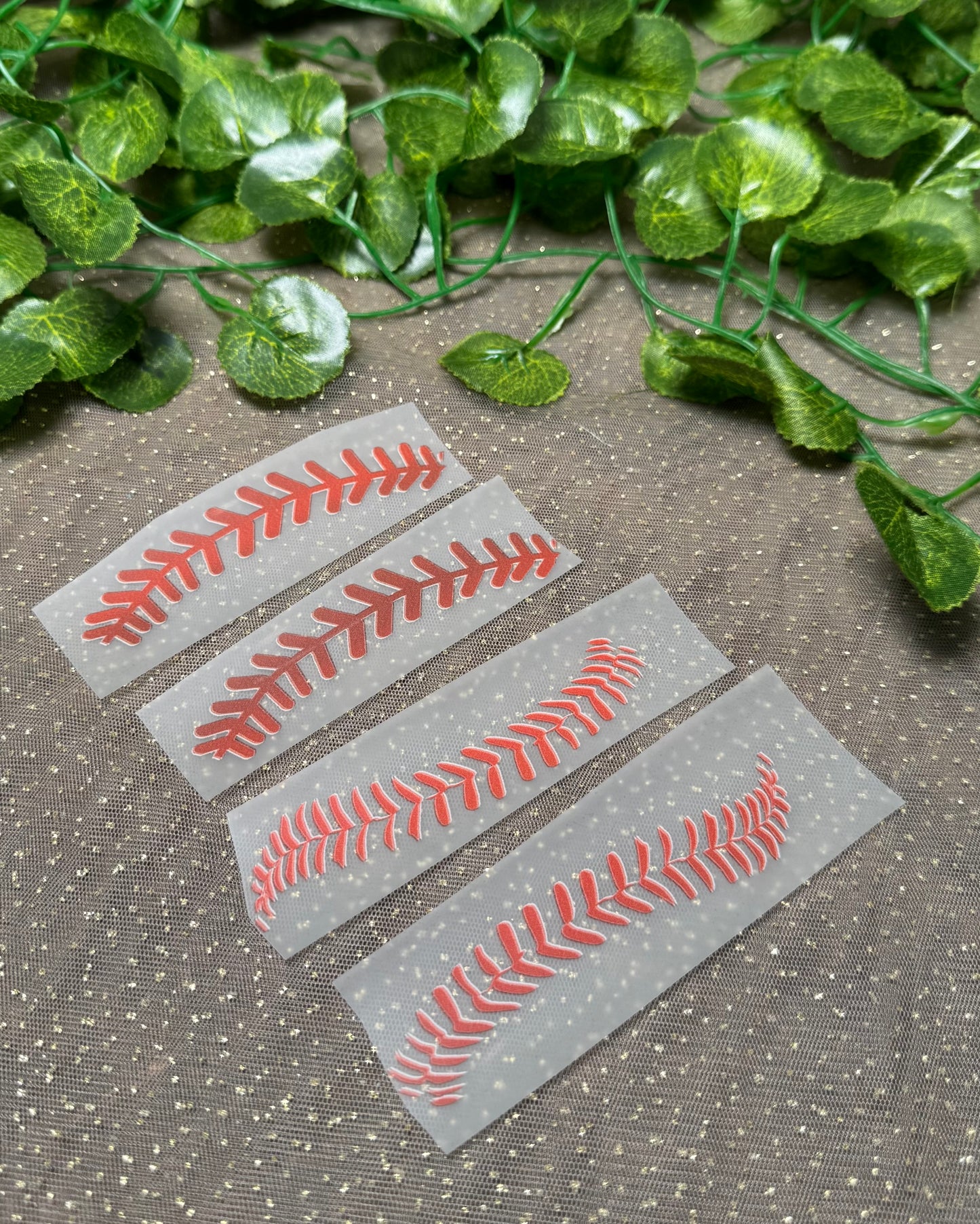 Red Lace DTF Prints Hat Patch Wholesale