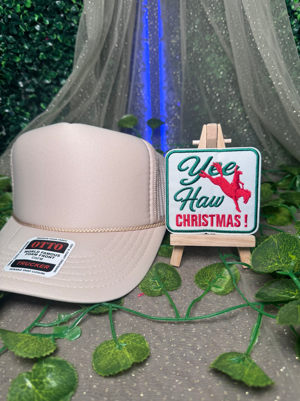 Yeah Haw Christmas Custom Hat Patch Wholesale