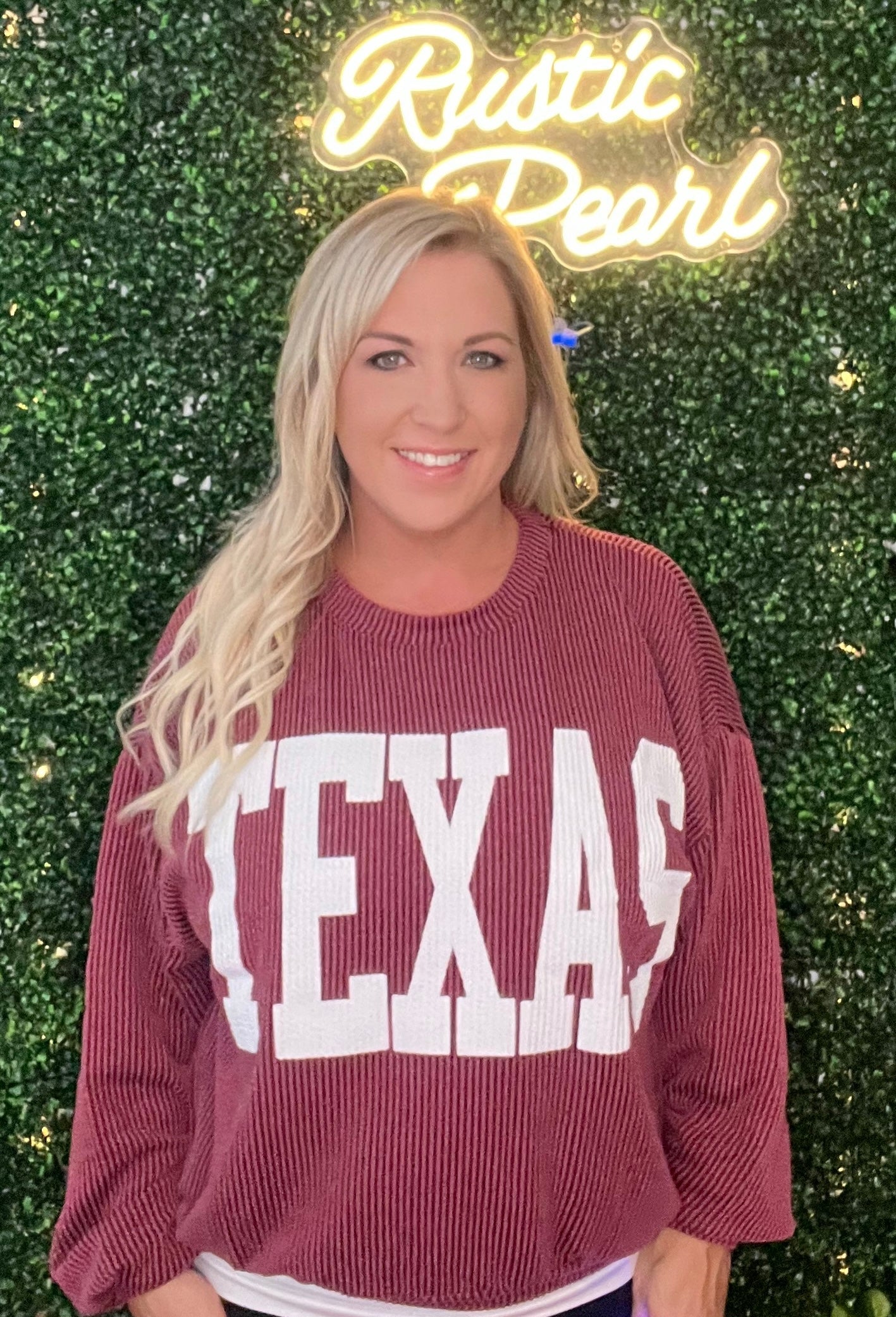 Texas Bucketlist Oversized Tops