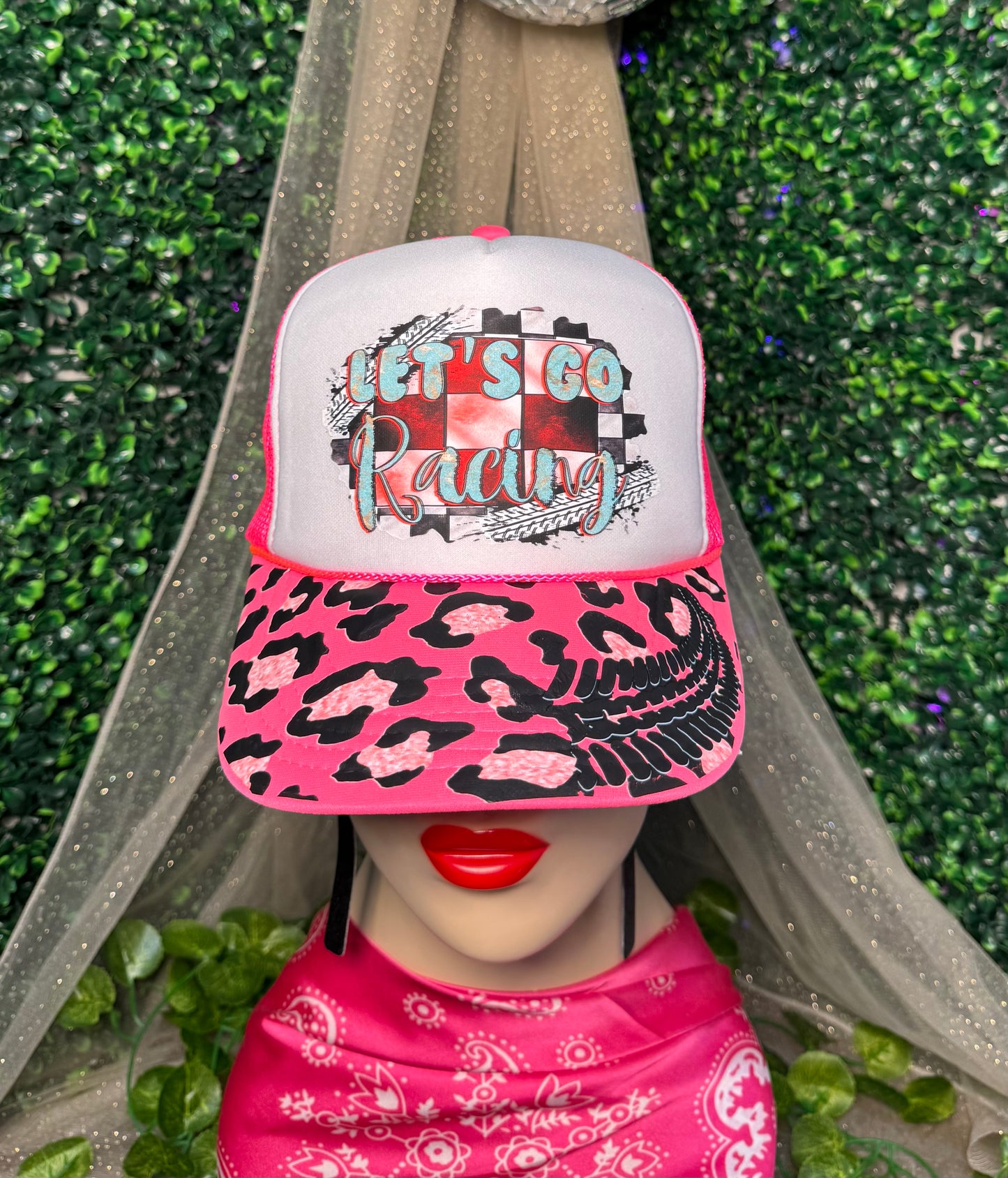 Let's Go Racing DTF Hat Print Wholesale