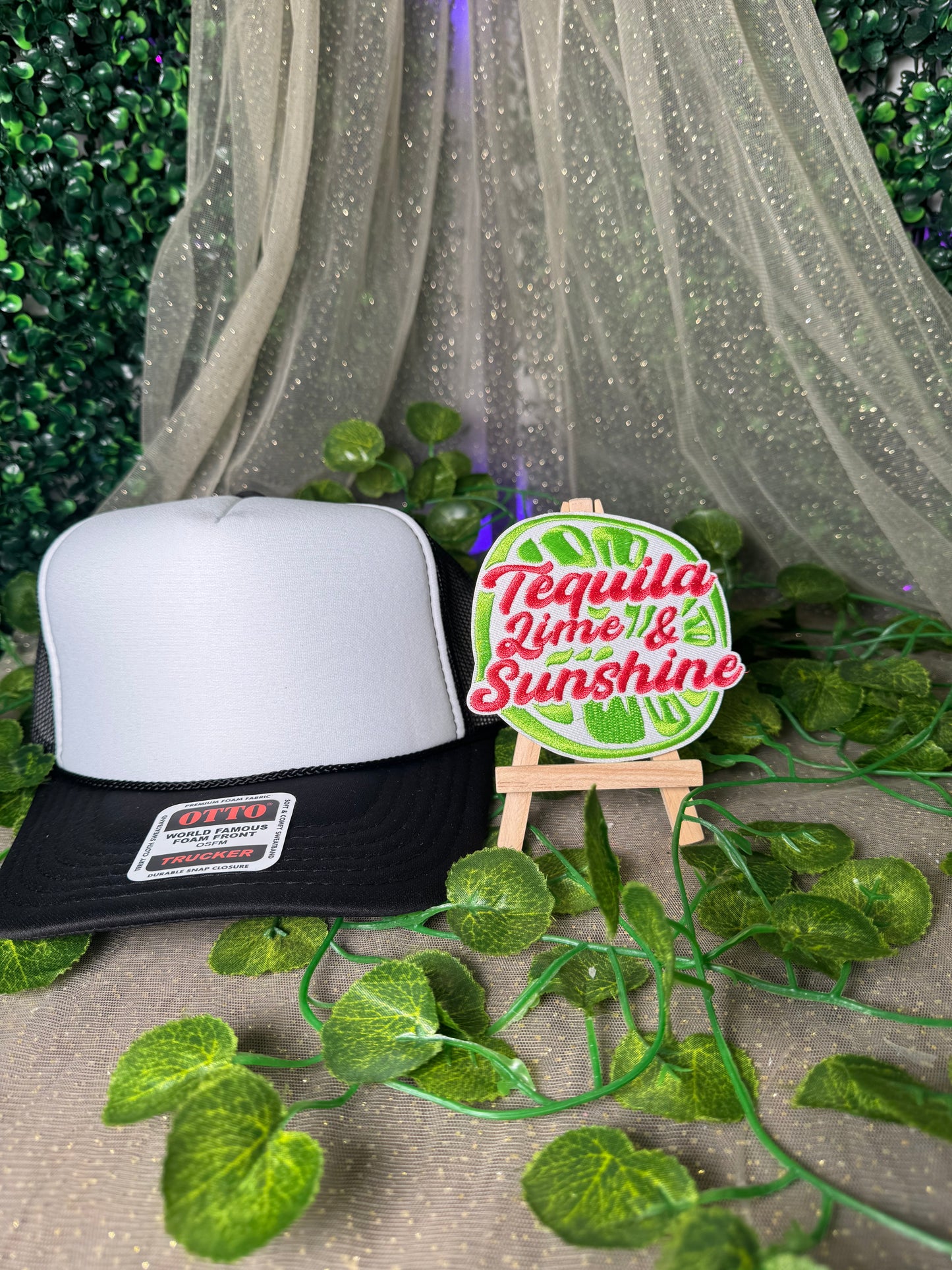 Tequila Lime and Sunshine Hat Patch Wholesale