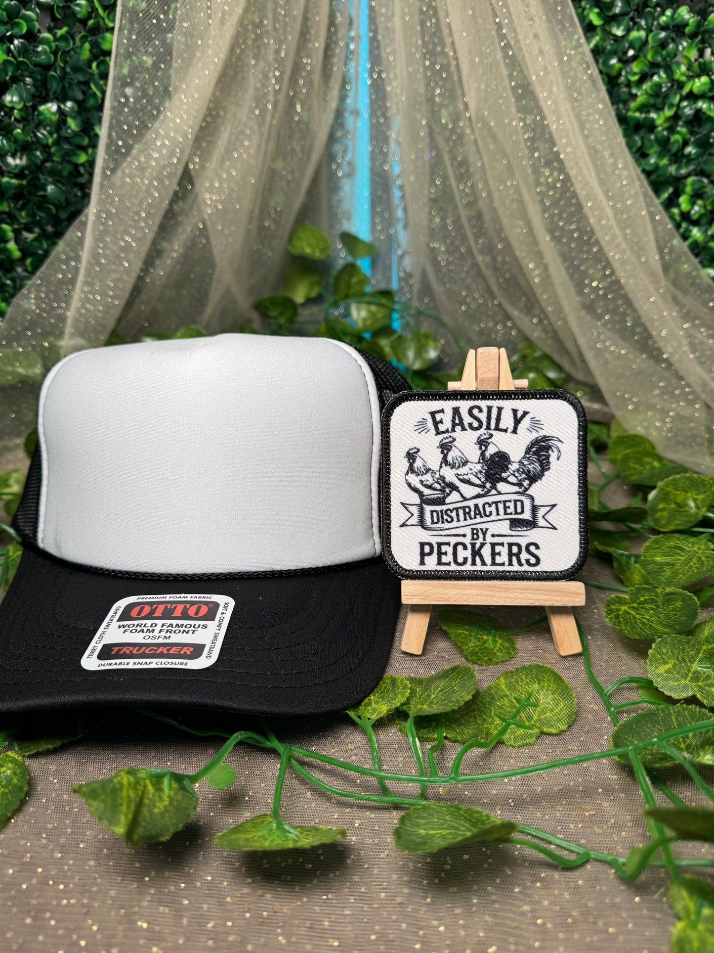 Easily Distracted By Peckers Hat Patches Wholesale