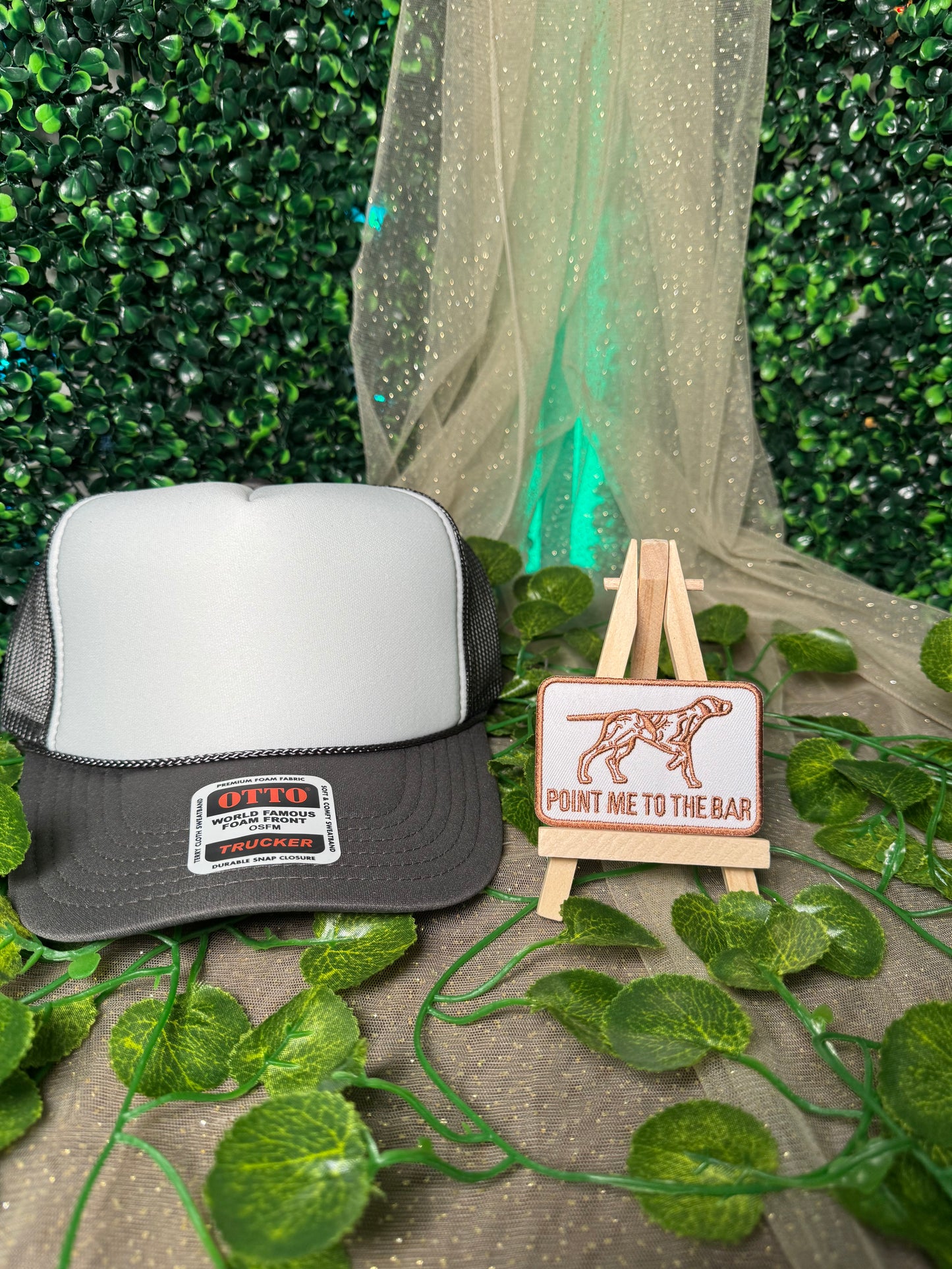 Point Me To The Bar Hat Patch Wholesale
