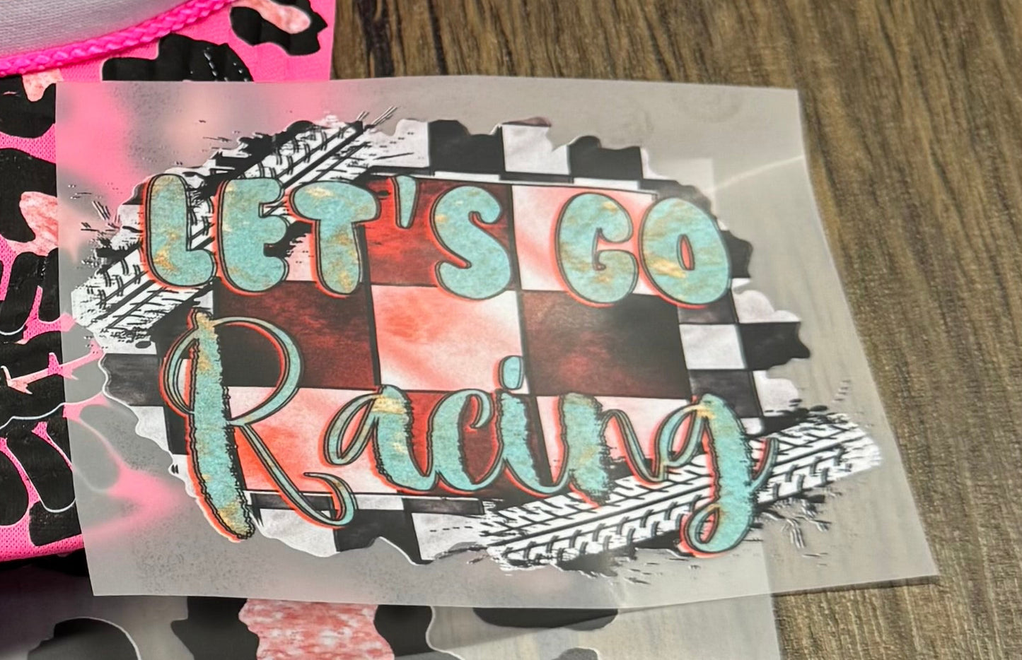 Let's Go Racing DTF Hat Print Wholesale