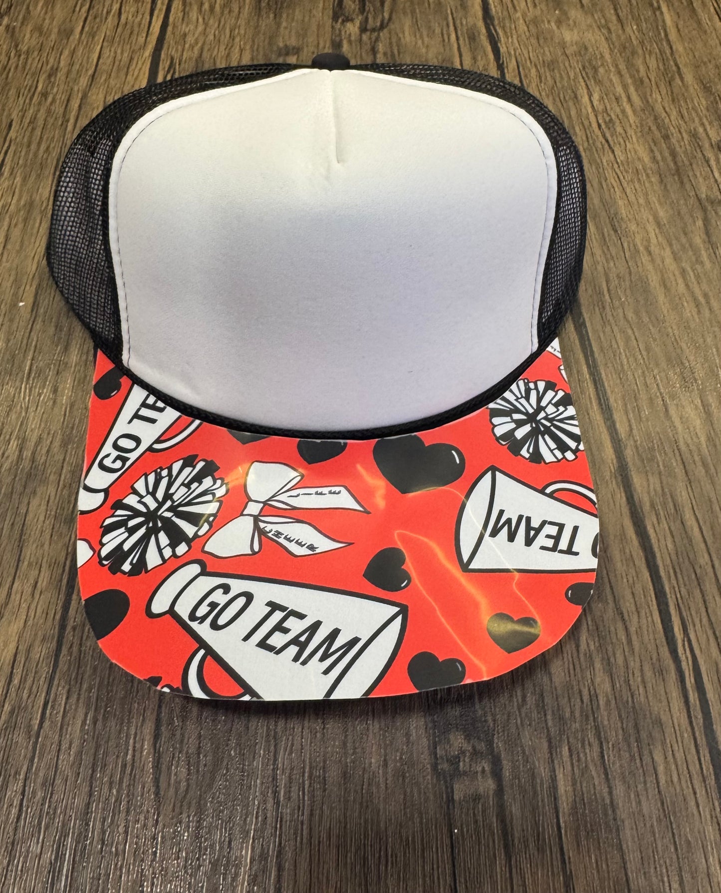 Cheer Go Team Single Hat Bill DTF Prints