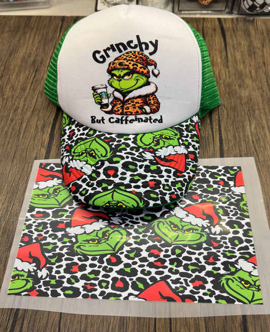 Grinch Bill DTF Prints Hat Patch Wholesale