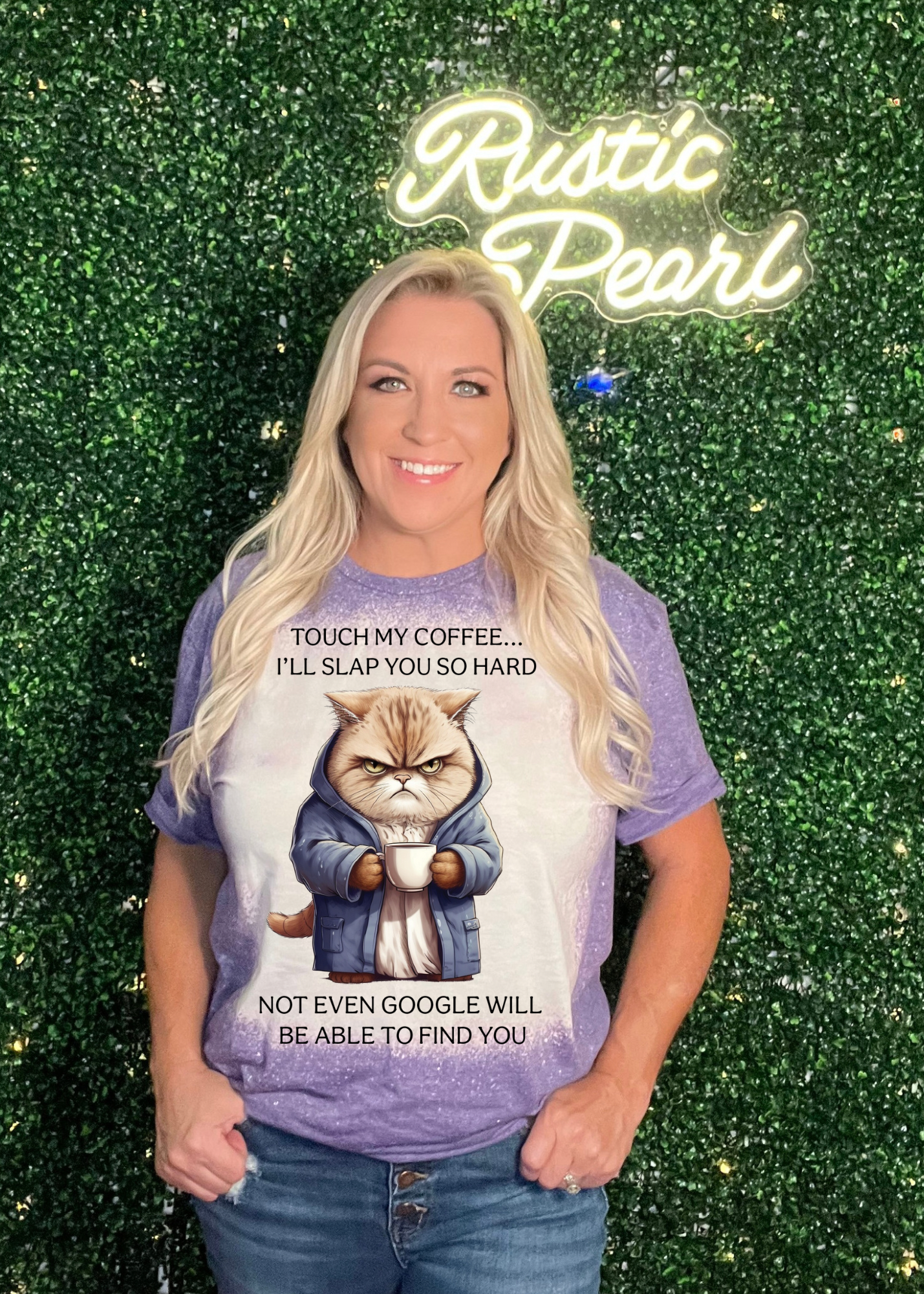 Touch My Coffee Cat Shirts