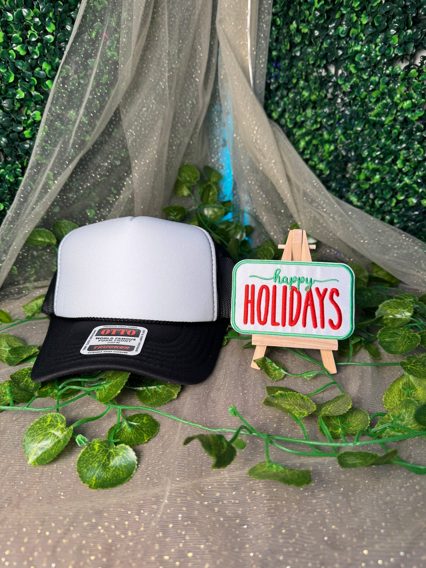 Happy Holiday's Hat Patch Wholesale
