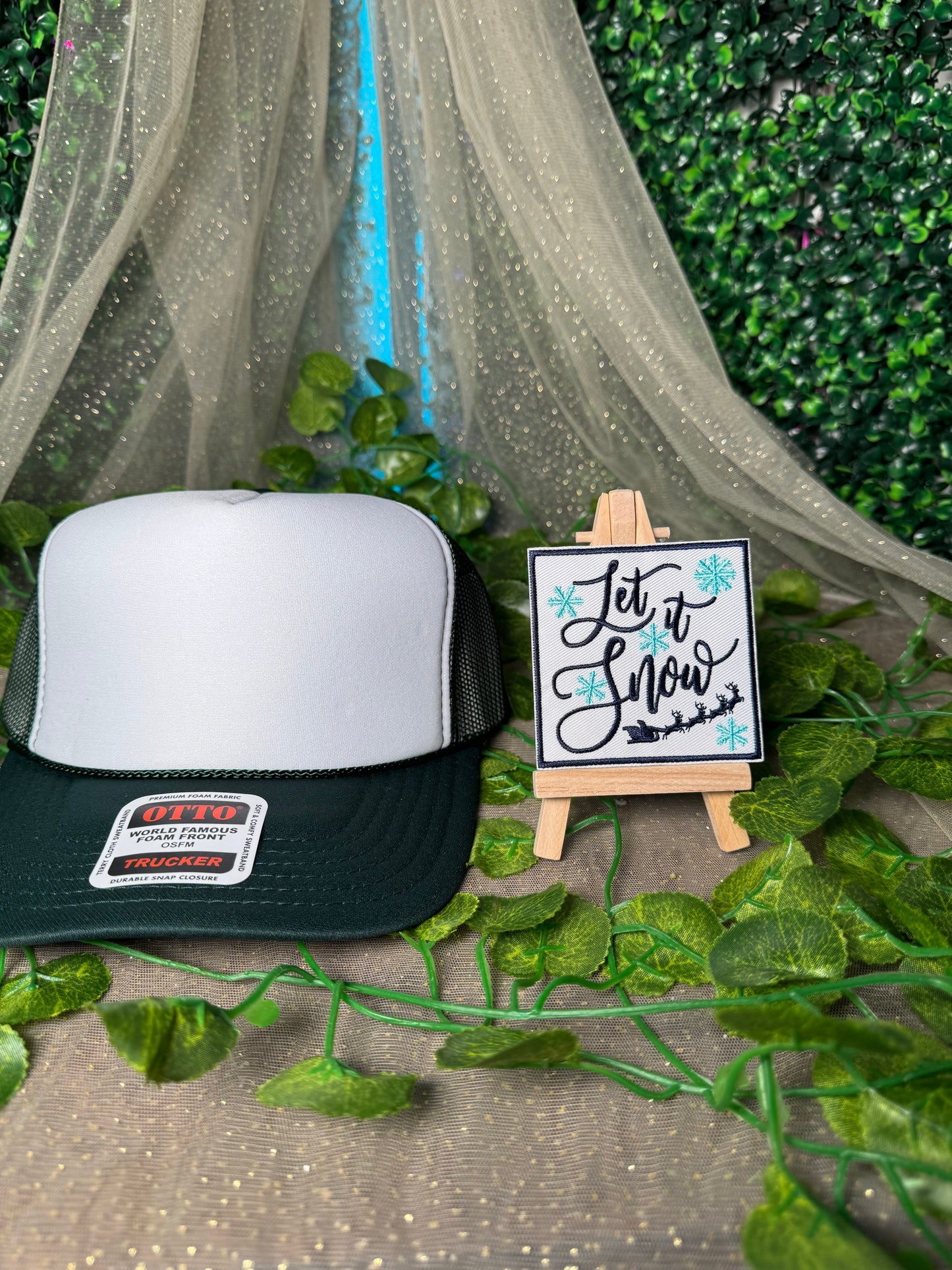 Let It Snow Hat Patch Wholesale