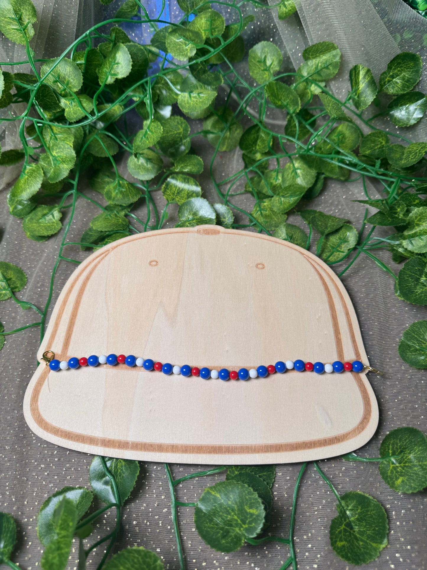 Red White and Blue Hat Chain Wholesale