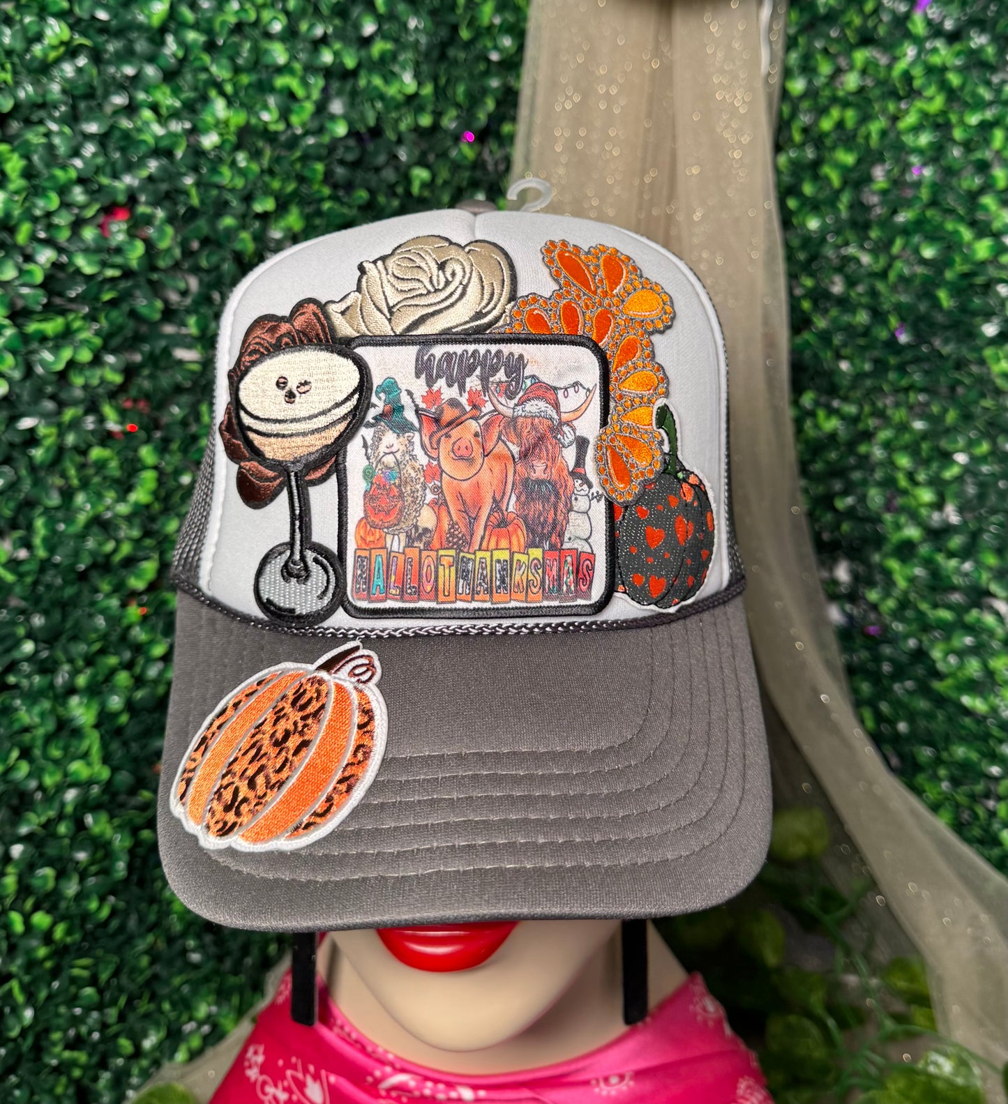 Happy Hallowthanksmas Trucker Hat