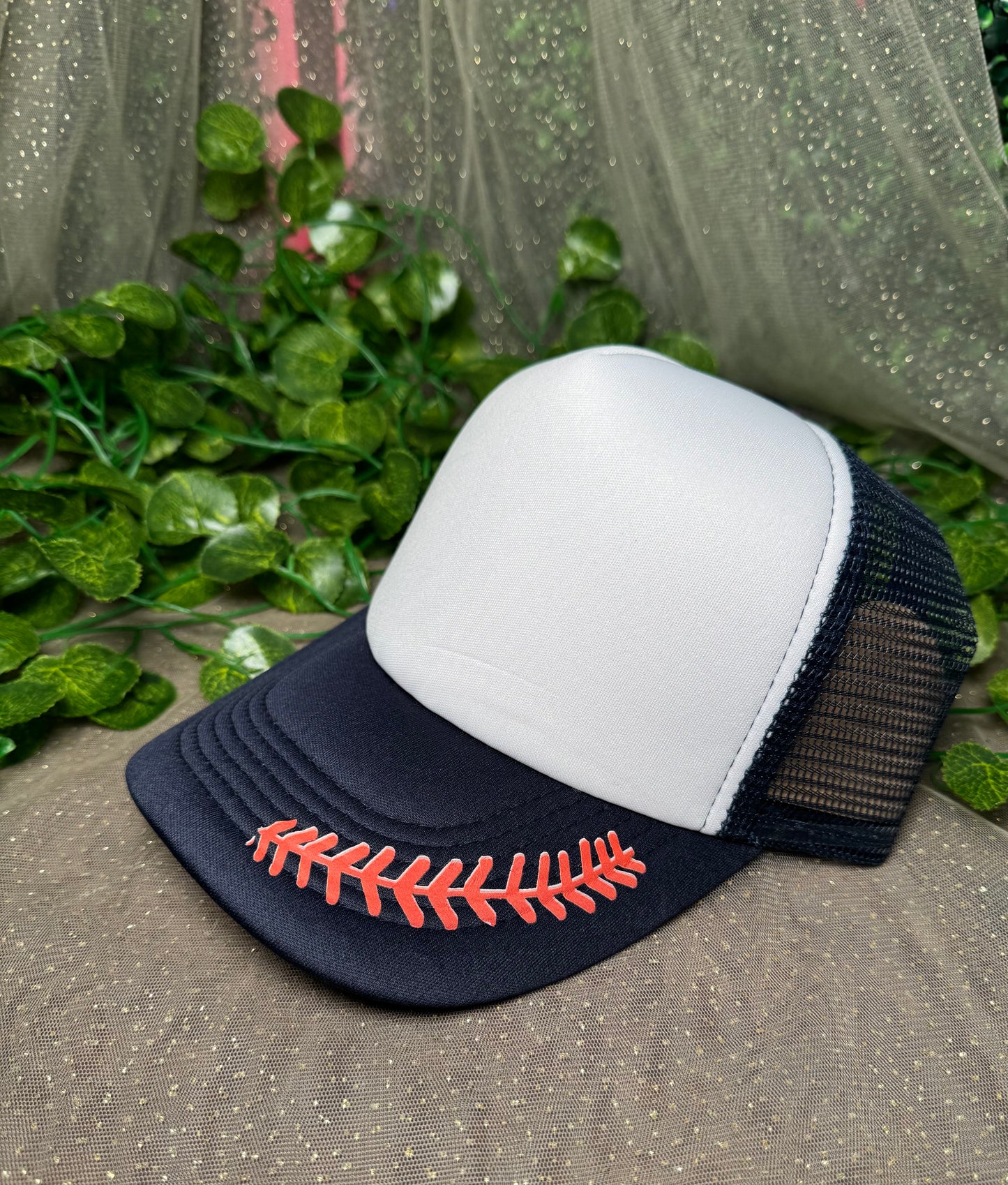 Red Lace DTF Prints Hat Patch Wholesale