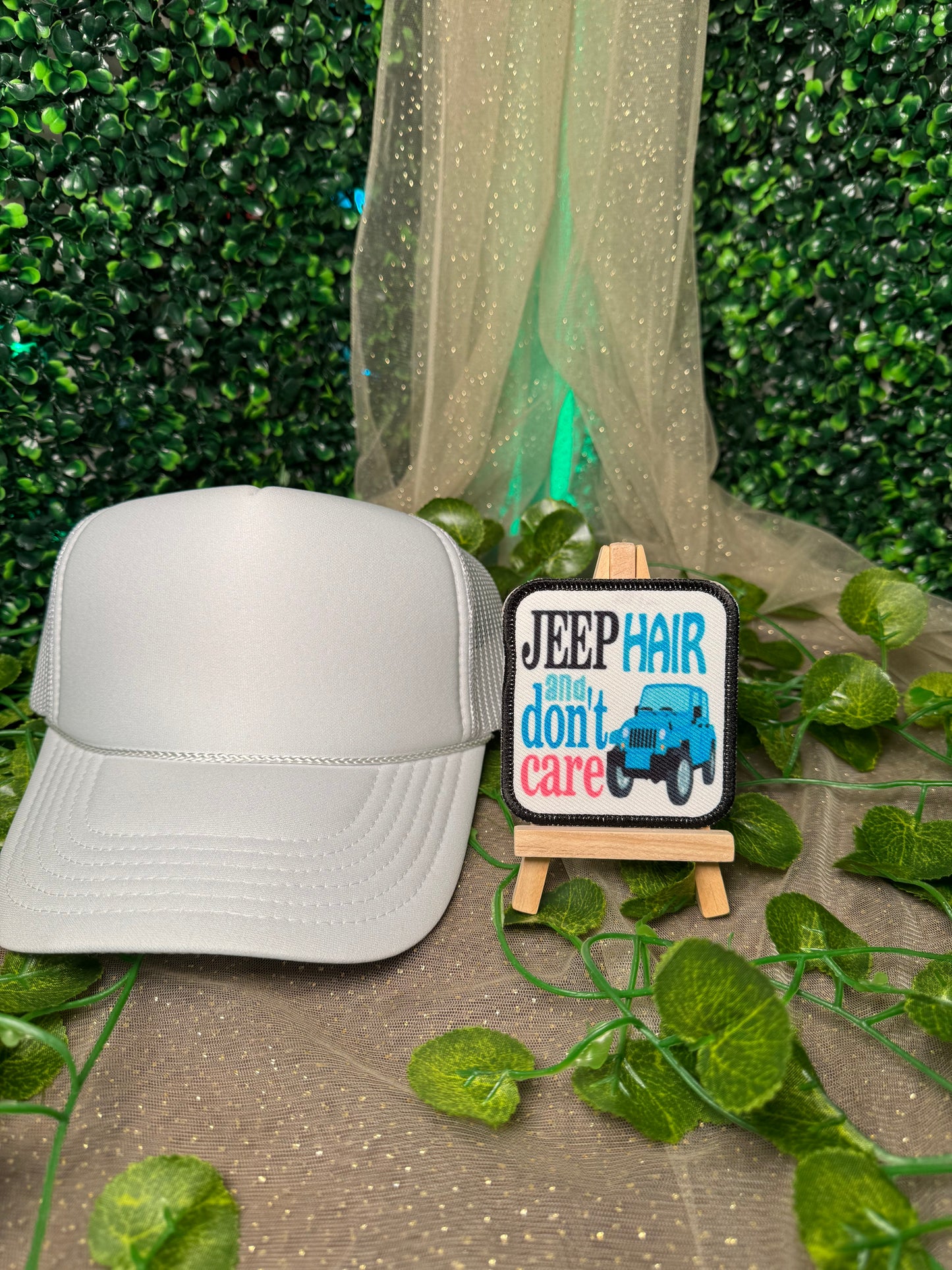 Jeep Hair Don't Care Hat Patch Wholesale