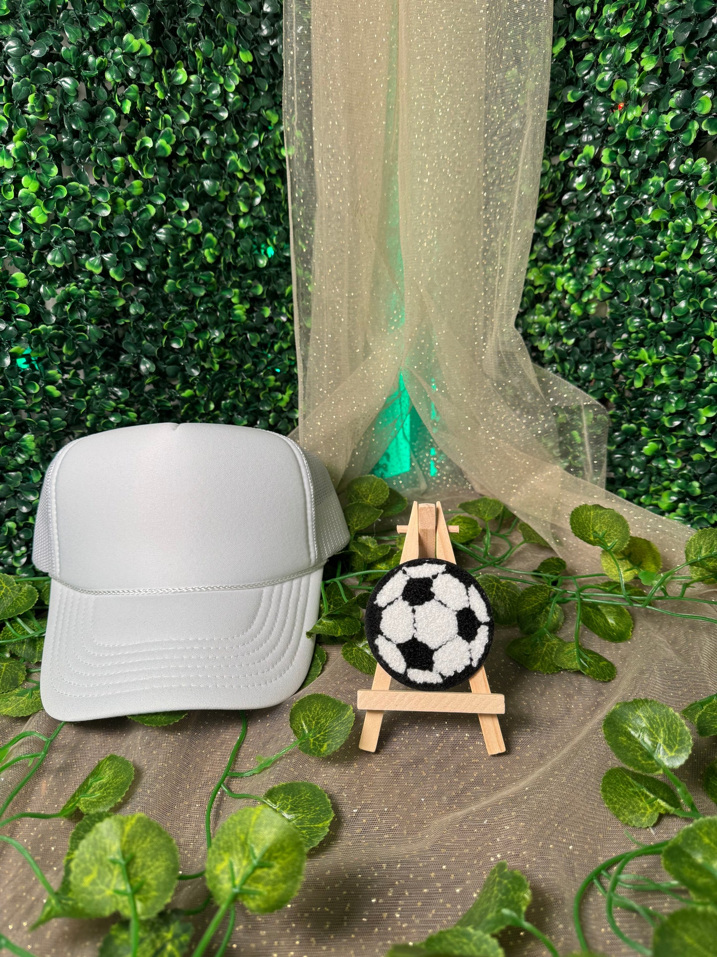 Small Soccer Ball Hat Patch Wholesale
