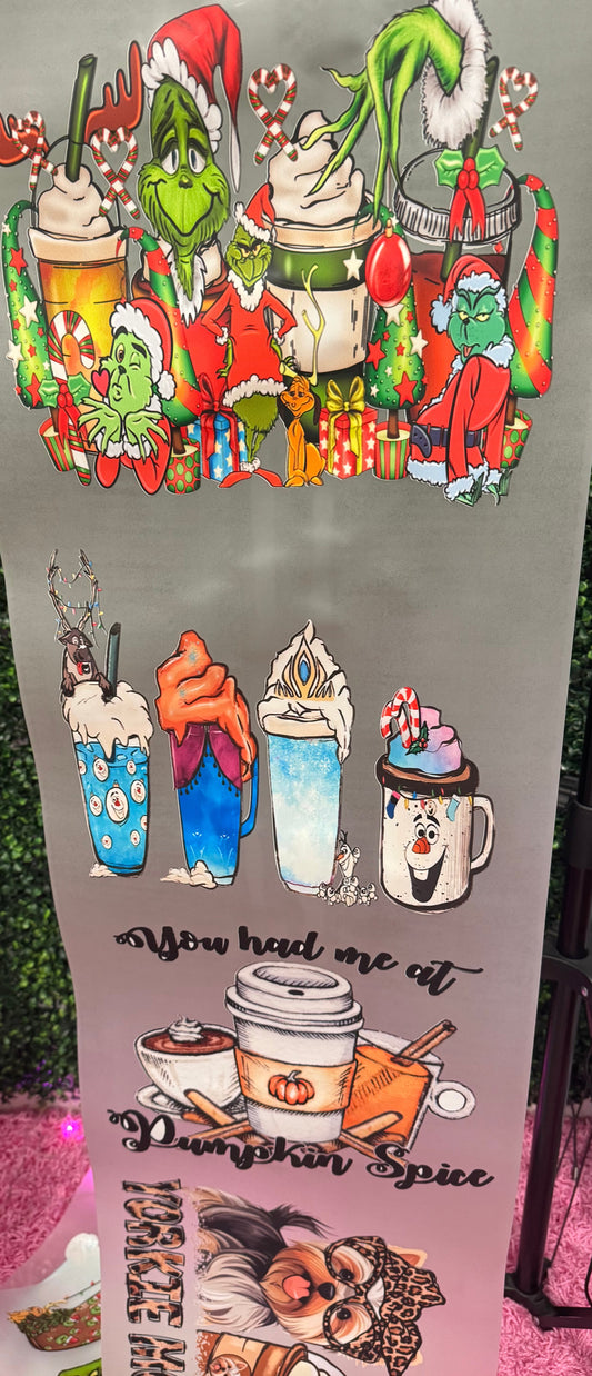 Coffee Gang Sheet DTF Prints Hat Patch Wholesale