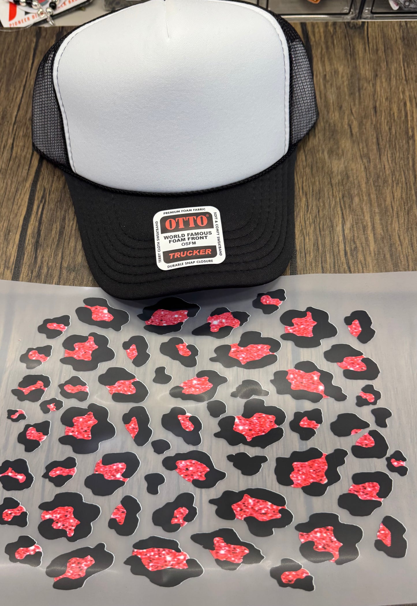 Multiple Leopard Print DTF Hat Bill Prints Wholesale