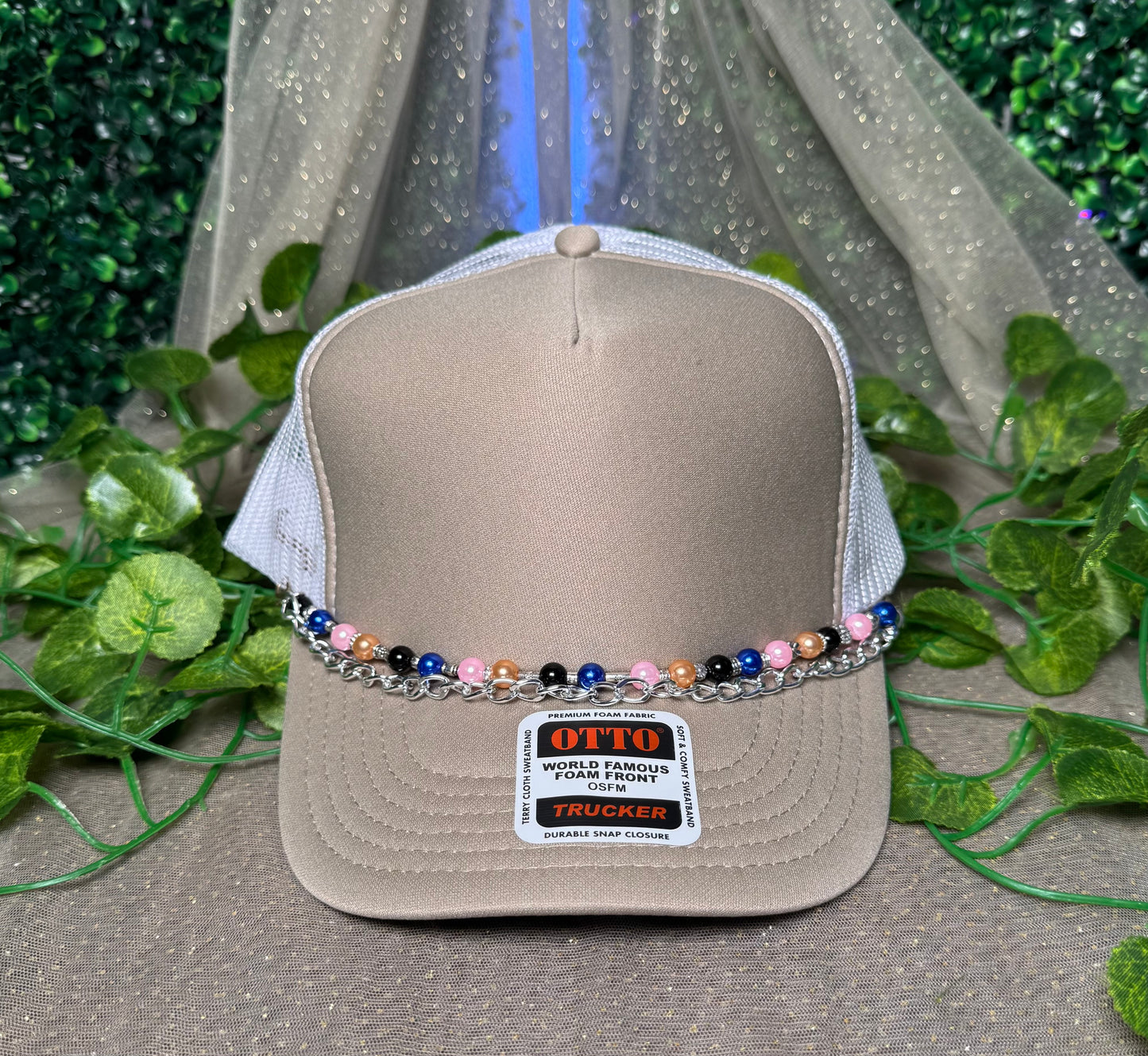 Colorful Silver Double Chain Hat Chain Wholesale