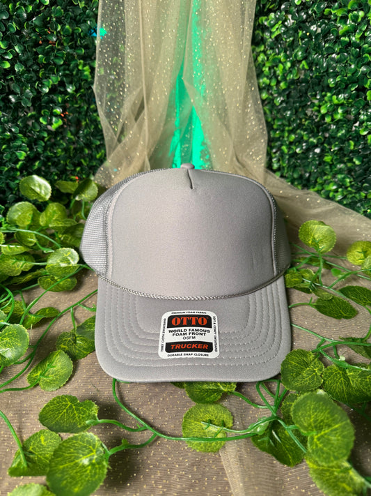 Grey Foam Front Trucker Hat Wholesale
