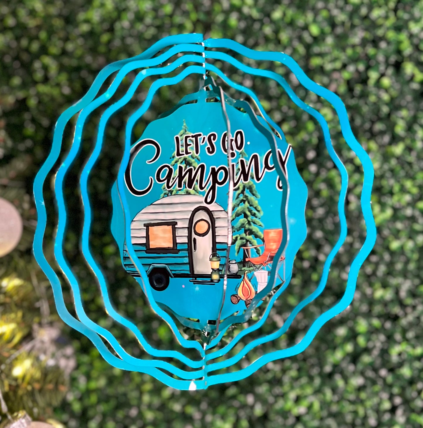 Let’s Go Camping Wind Spinner