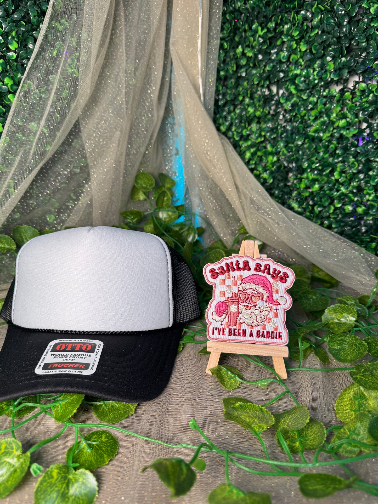 Santa Says I've Been A Baddie Hat Patch Wholesale