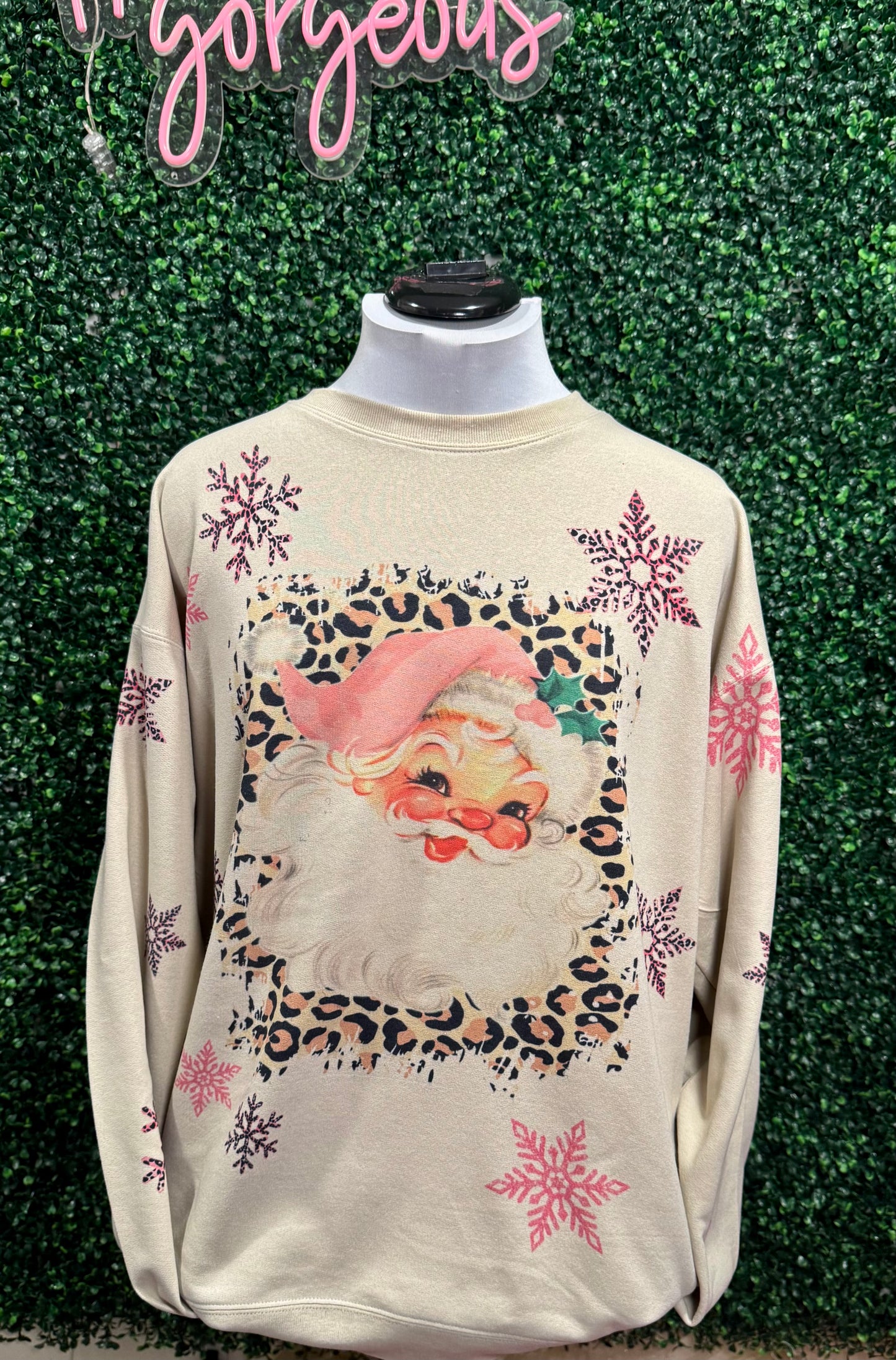 Santa Snowflakes Sweatshirt