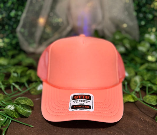 Otto Coral Foam Front Trucker Hat Wholesale