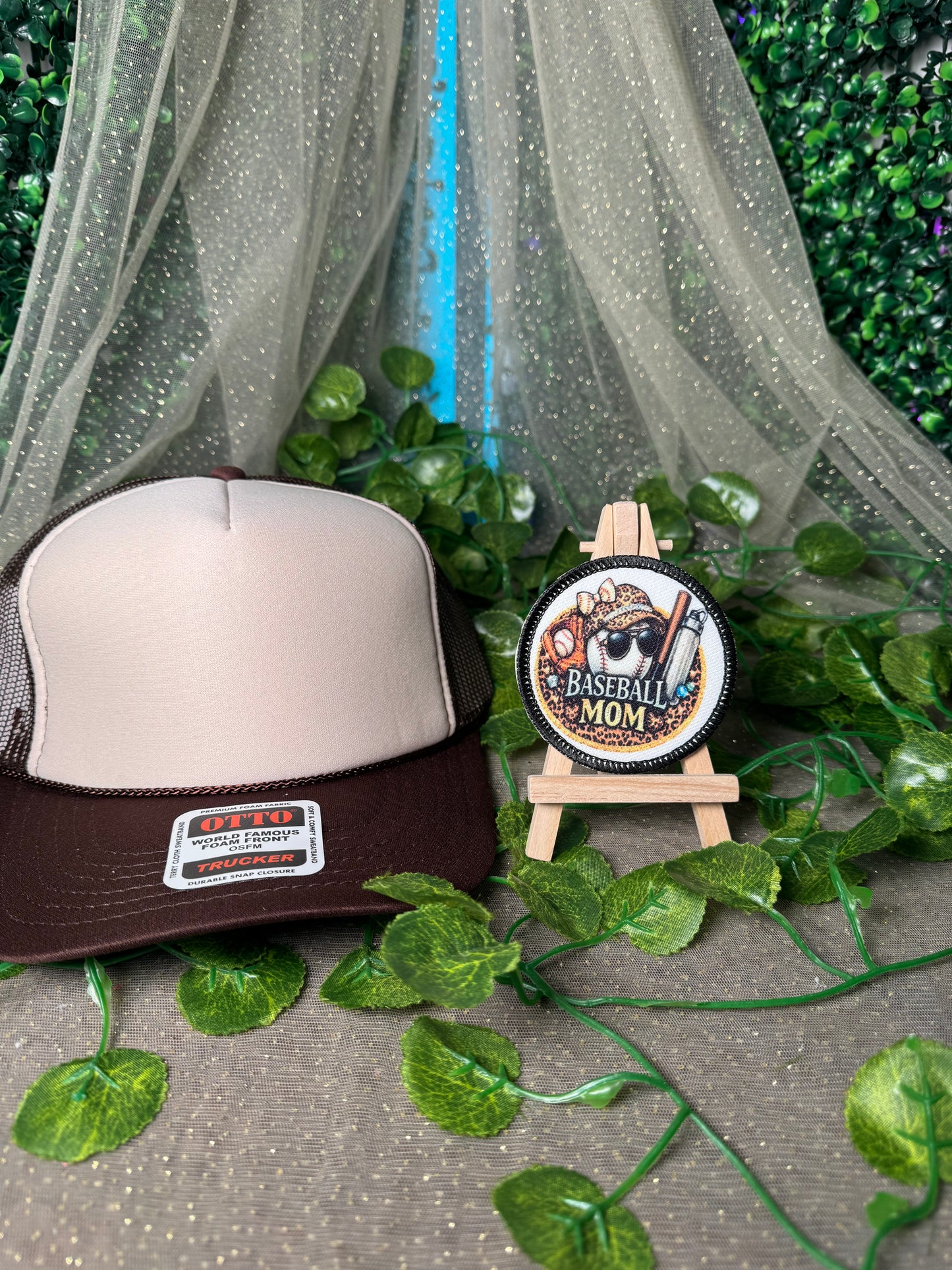 Baseball Mom Hat Patches Wholesale