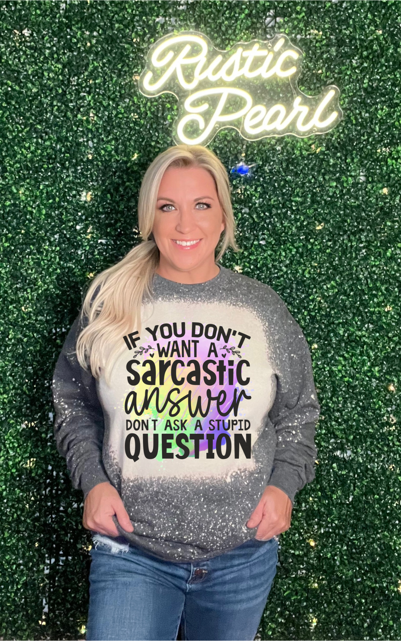 Sarcastic Answers Sweatshirt