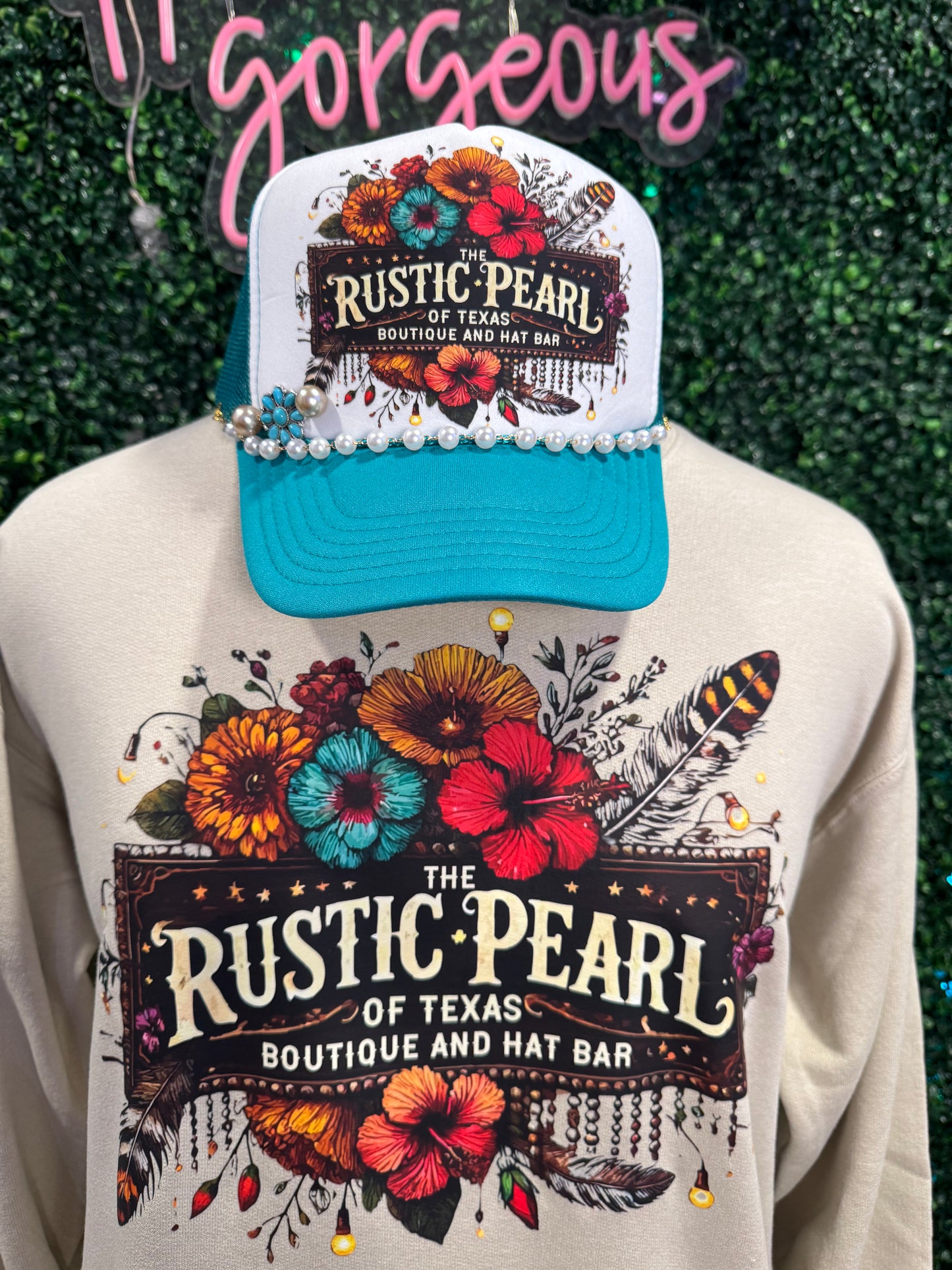 Rustic Pearl Trucker Hat
