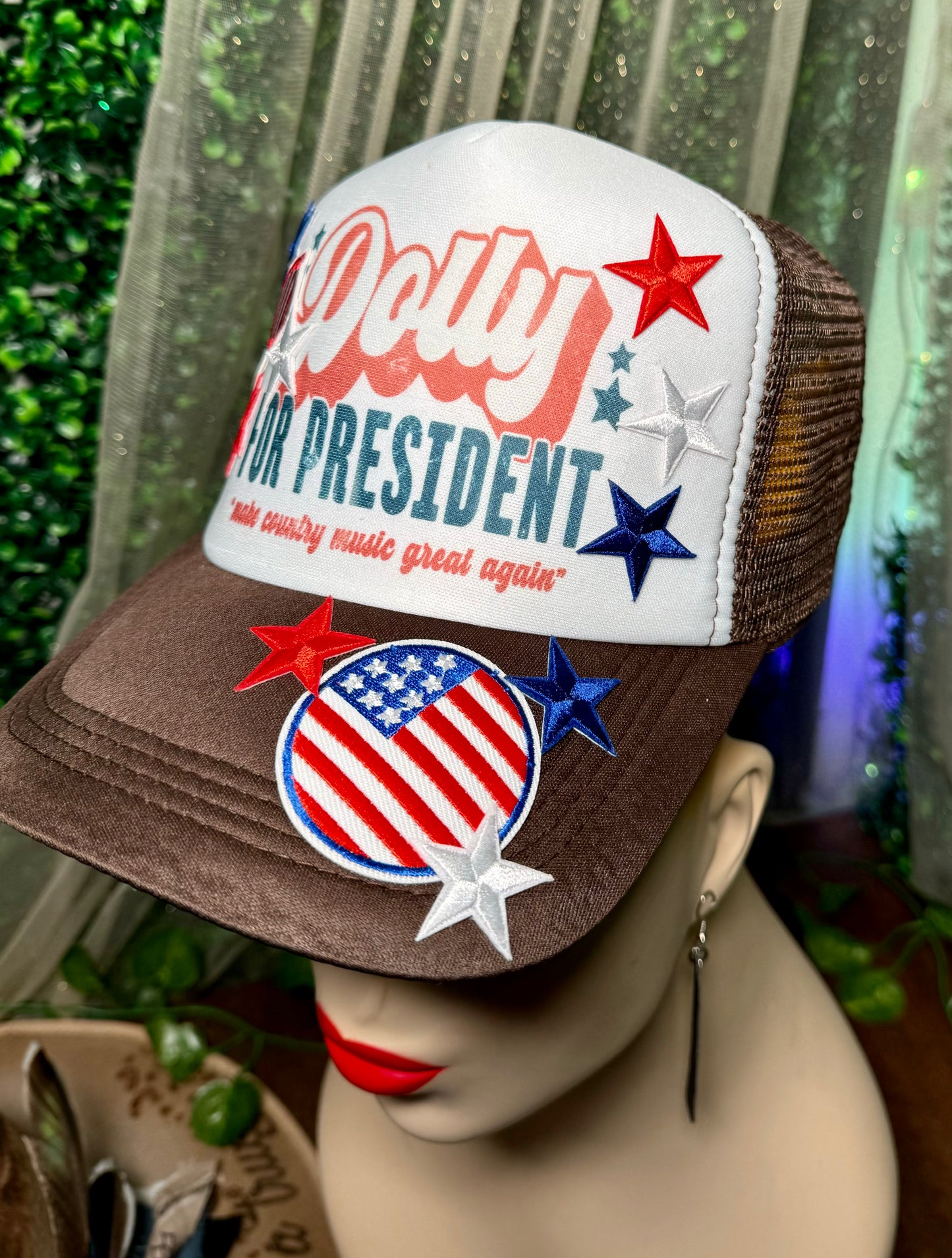 Dolly For President Trucker Hat