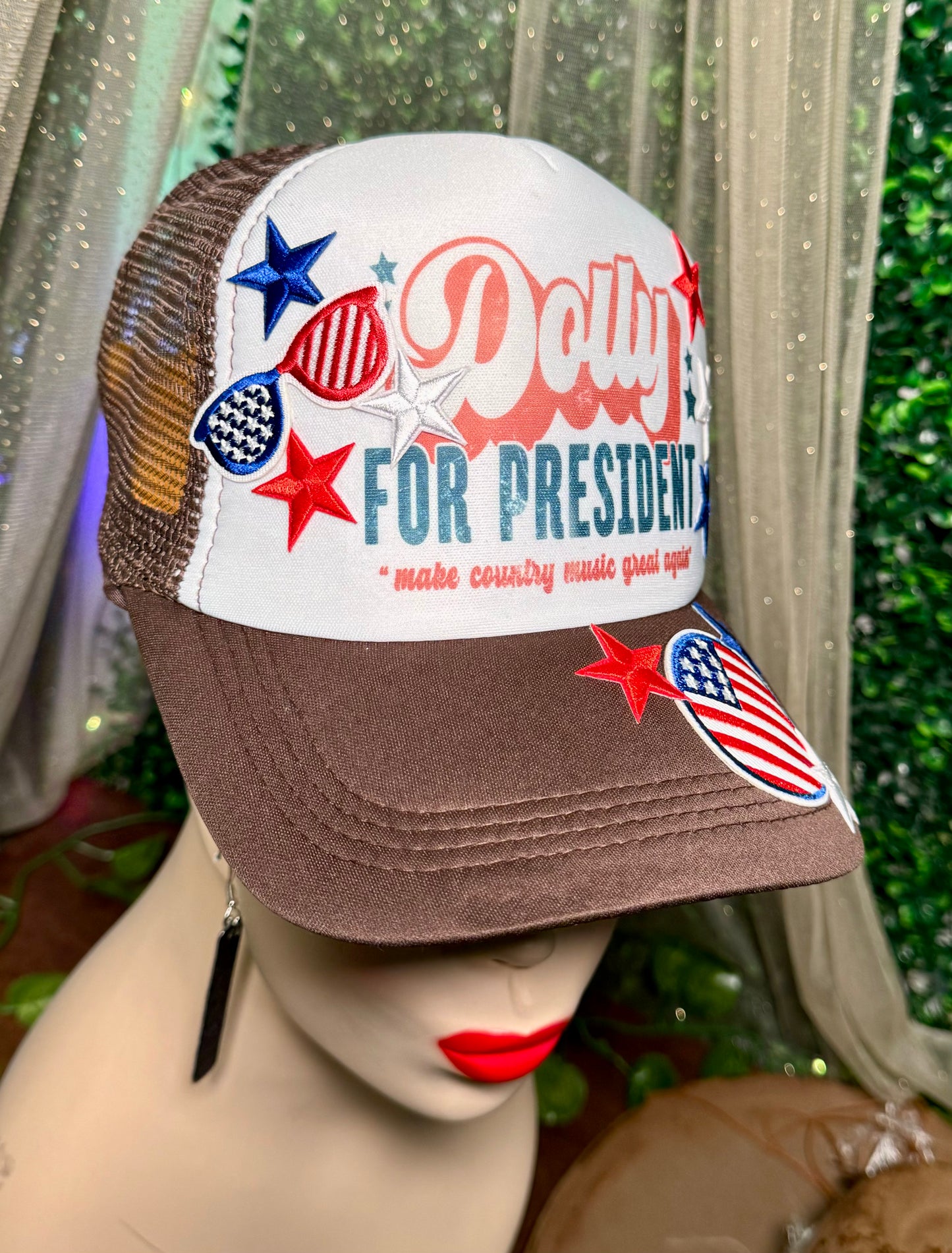 Dolly For President Trucker Hat