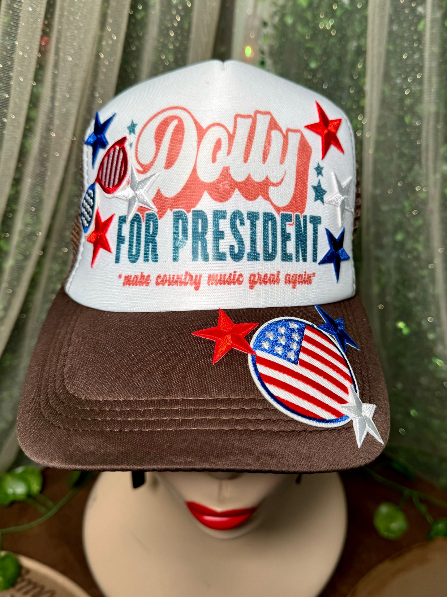 Dolly For President Trucker Hat