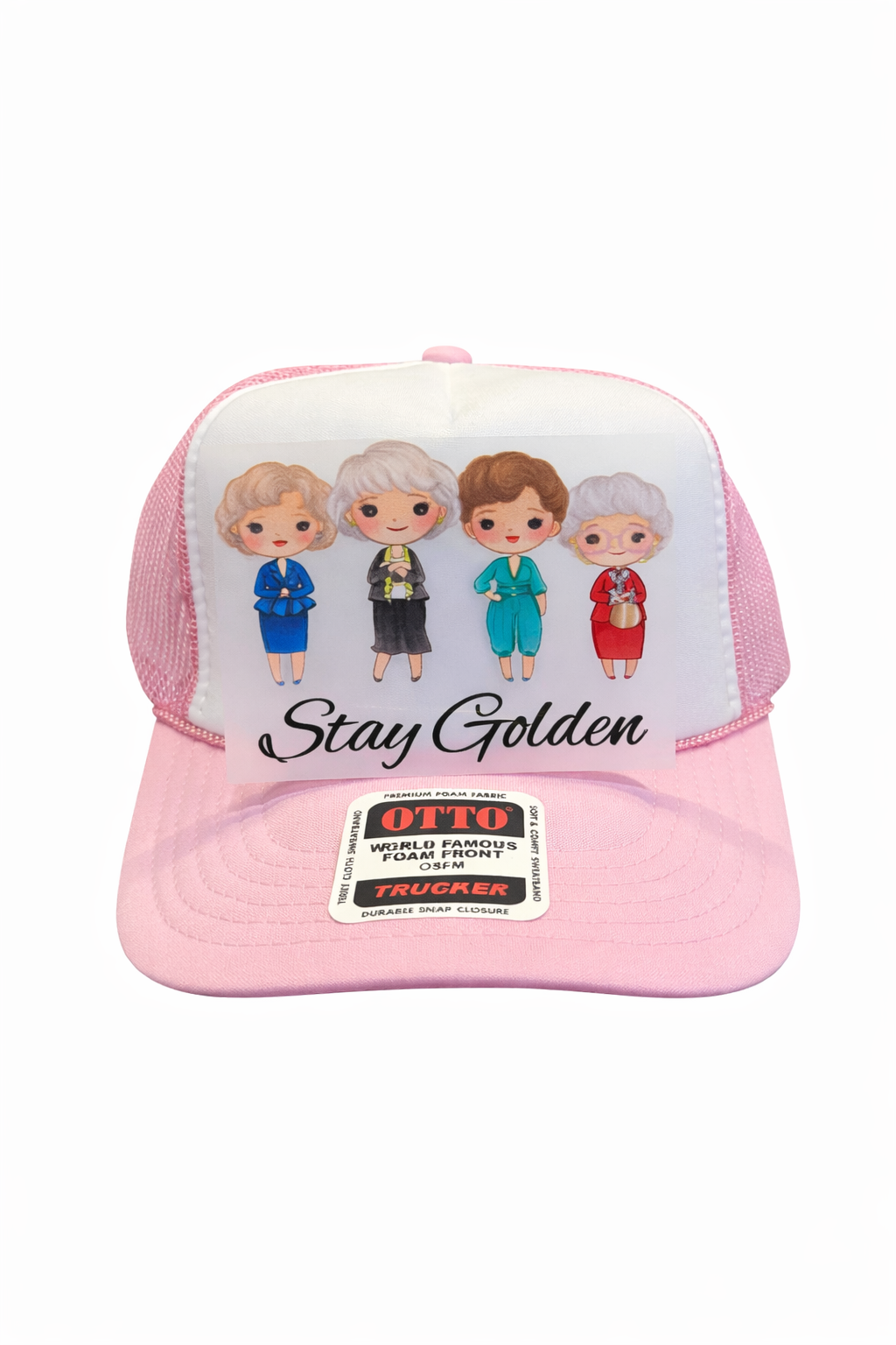 Golden Girls Full Front DTF Prints Hat Patch