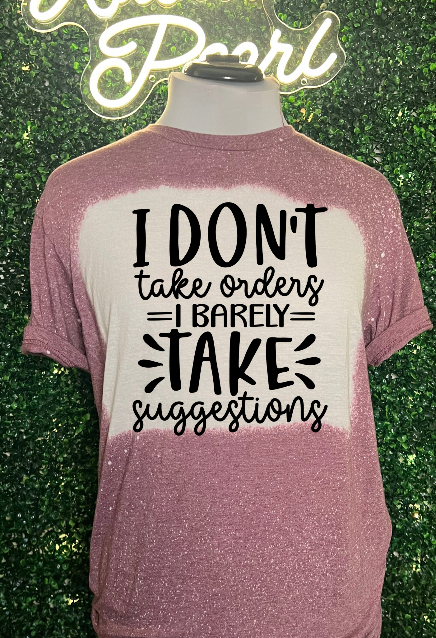 I Don’t Take Orders