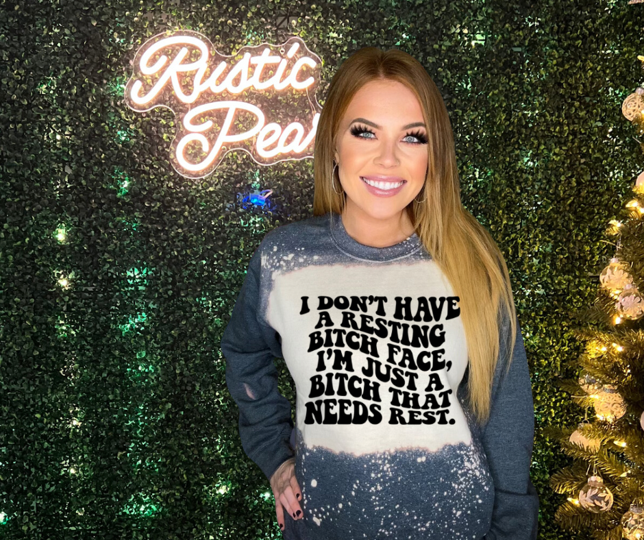 Resting Bit** Face Sweatshirt