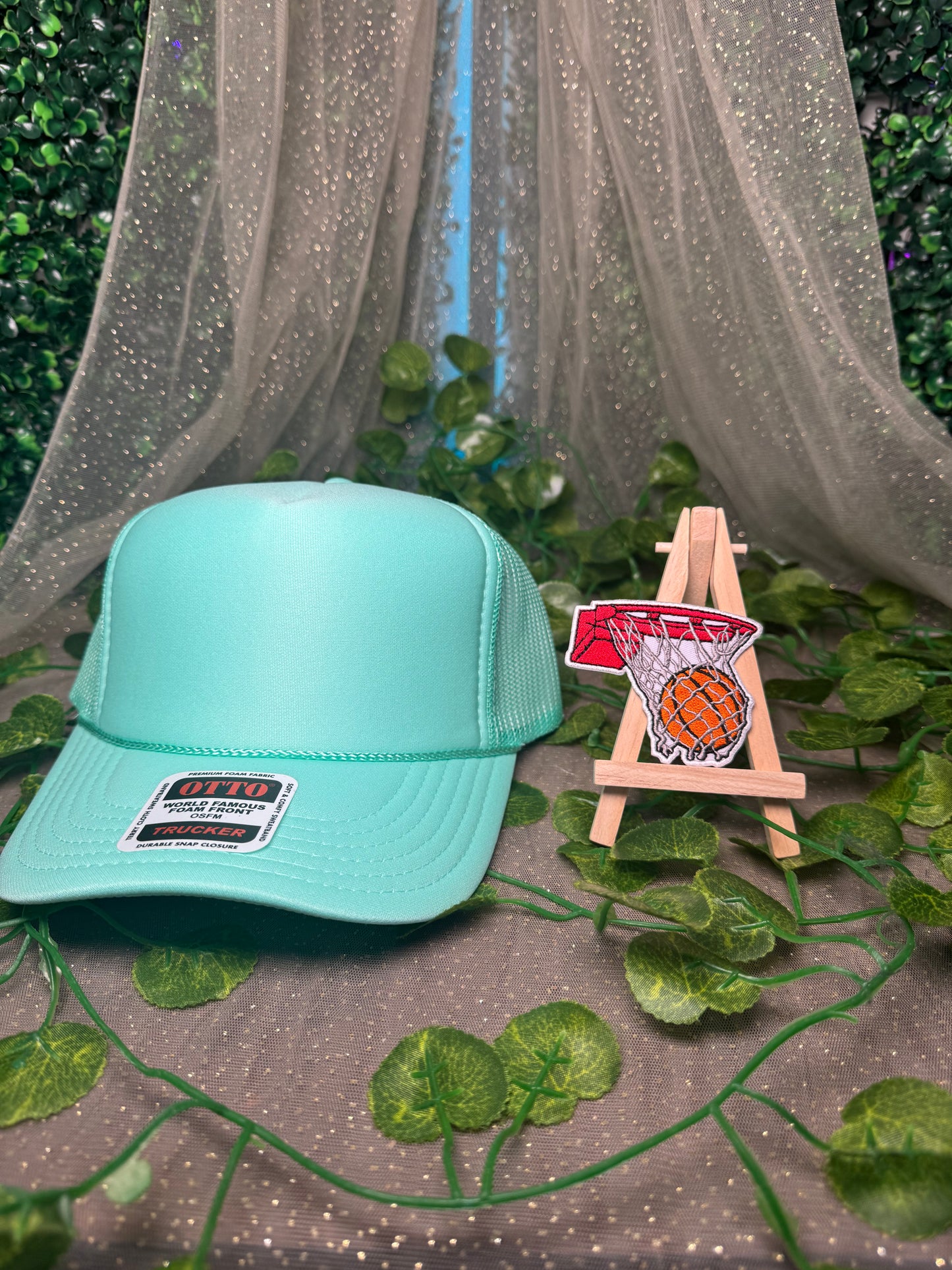 Basketball Hoop Hat Patch Wholesale
