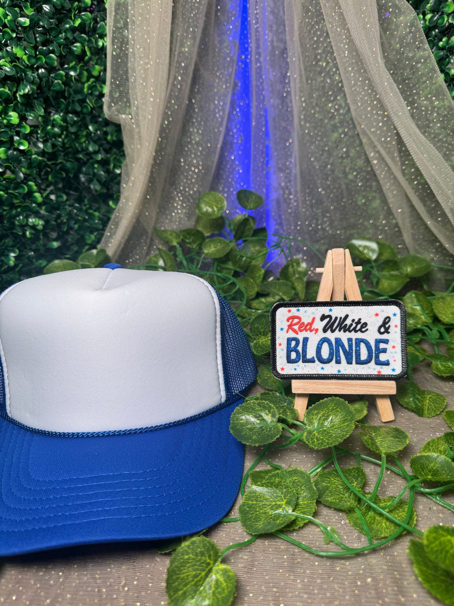 Red White and Blonde Wholesale Patch