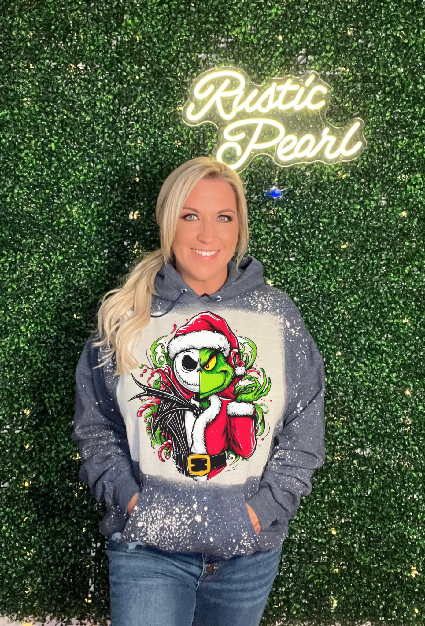 Grinch Jack Skeleton Hoodie