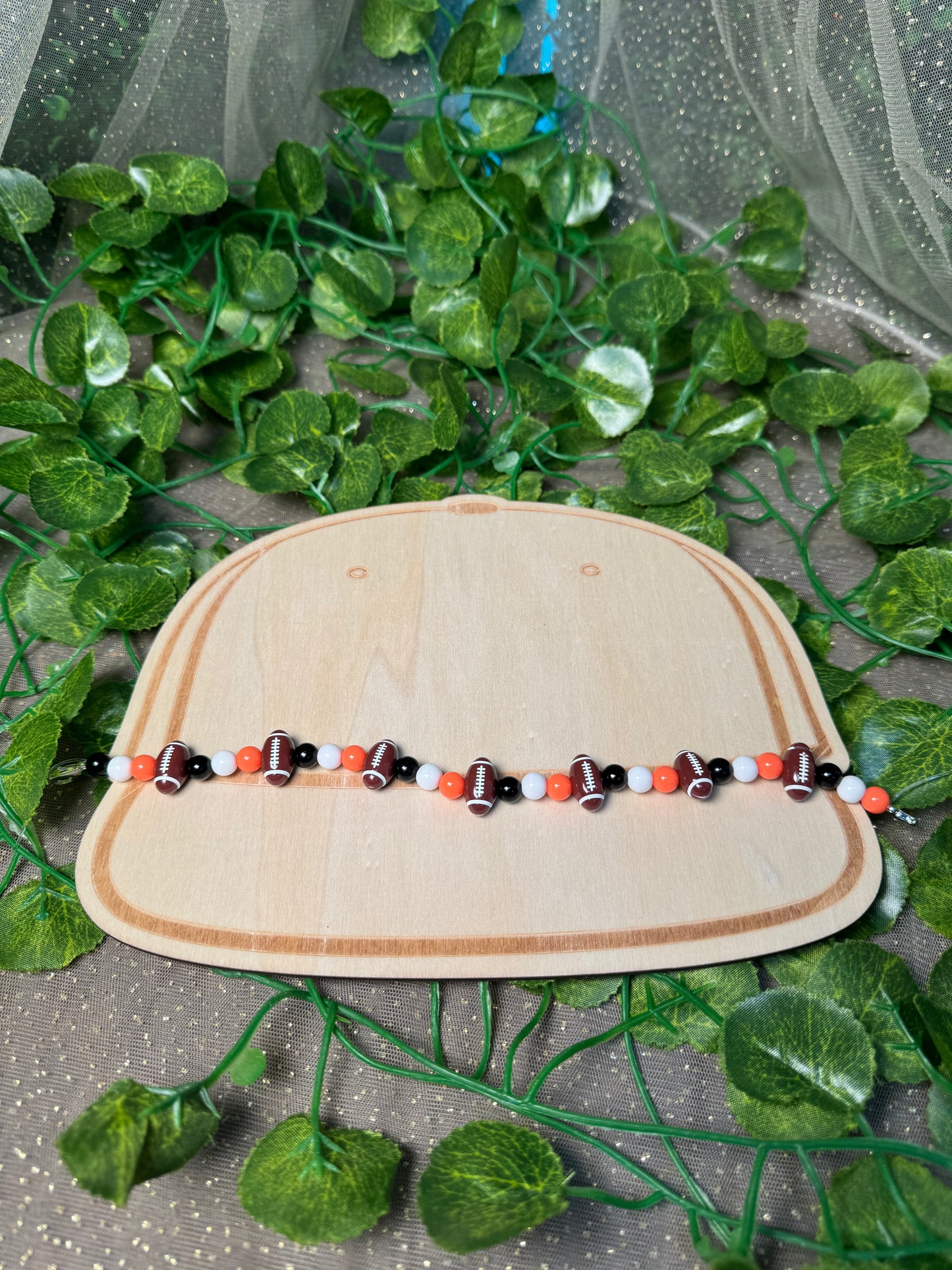 Football Orange Hat Chain Wholesale