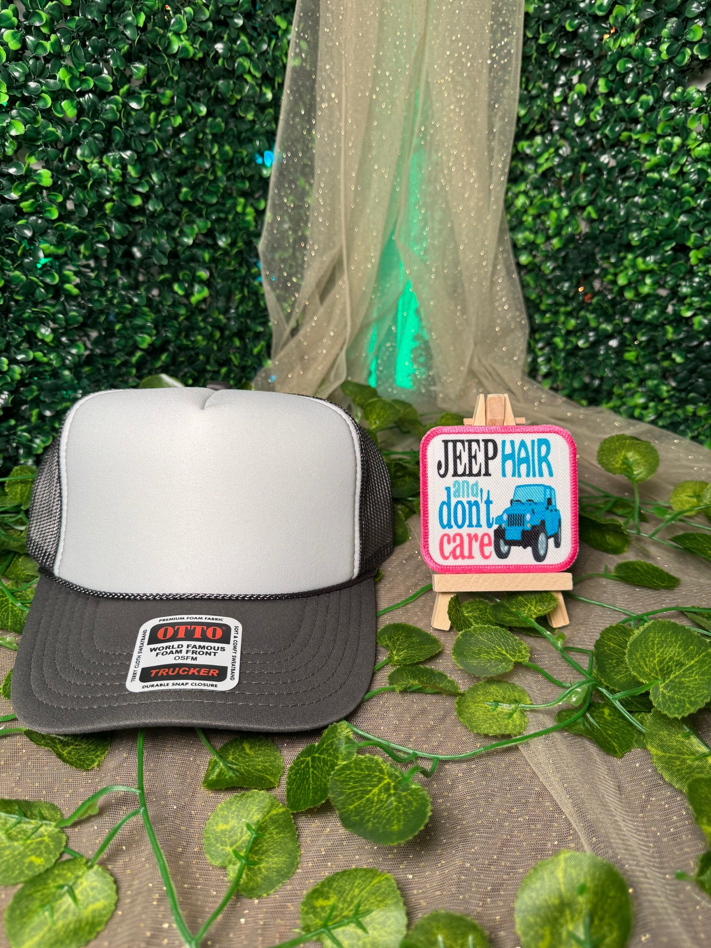 Jeep Hair Don't Care Hat Patch Wholesale