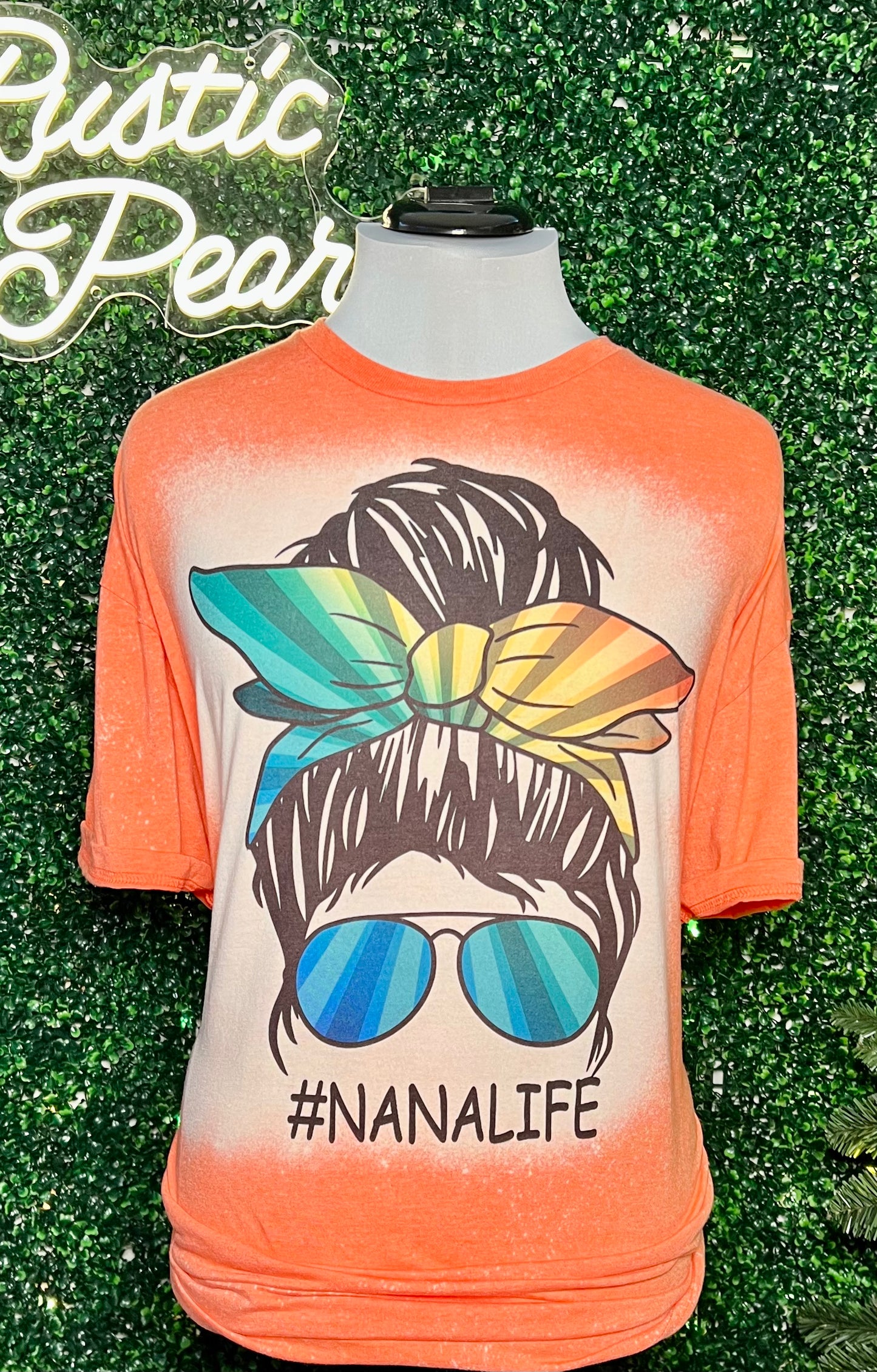 #Nanalife Messy Bun Shirts