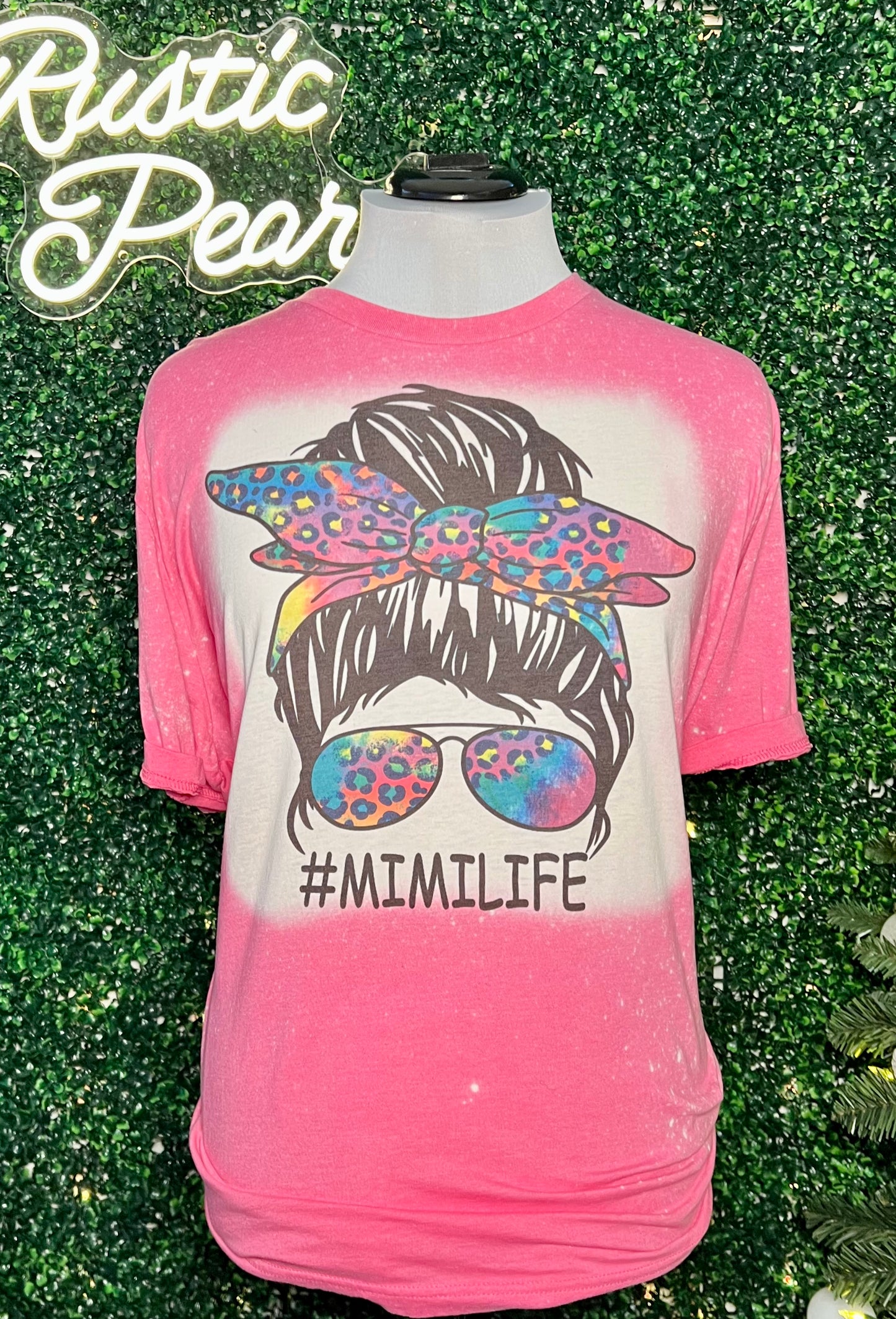 #Mimilife Messy Bun Shirts