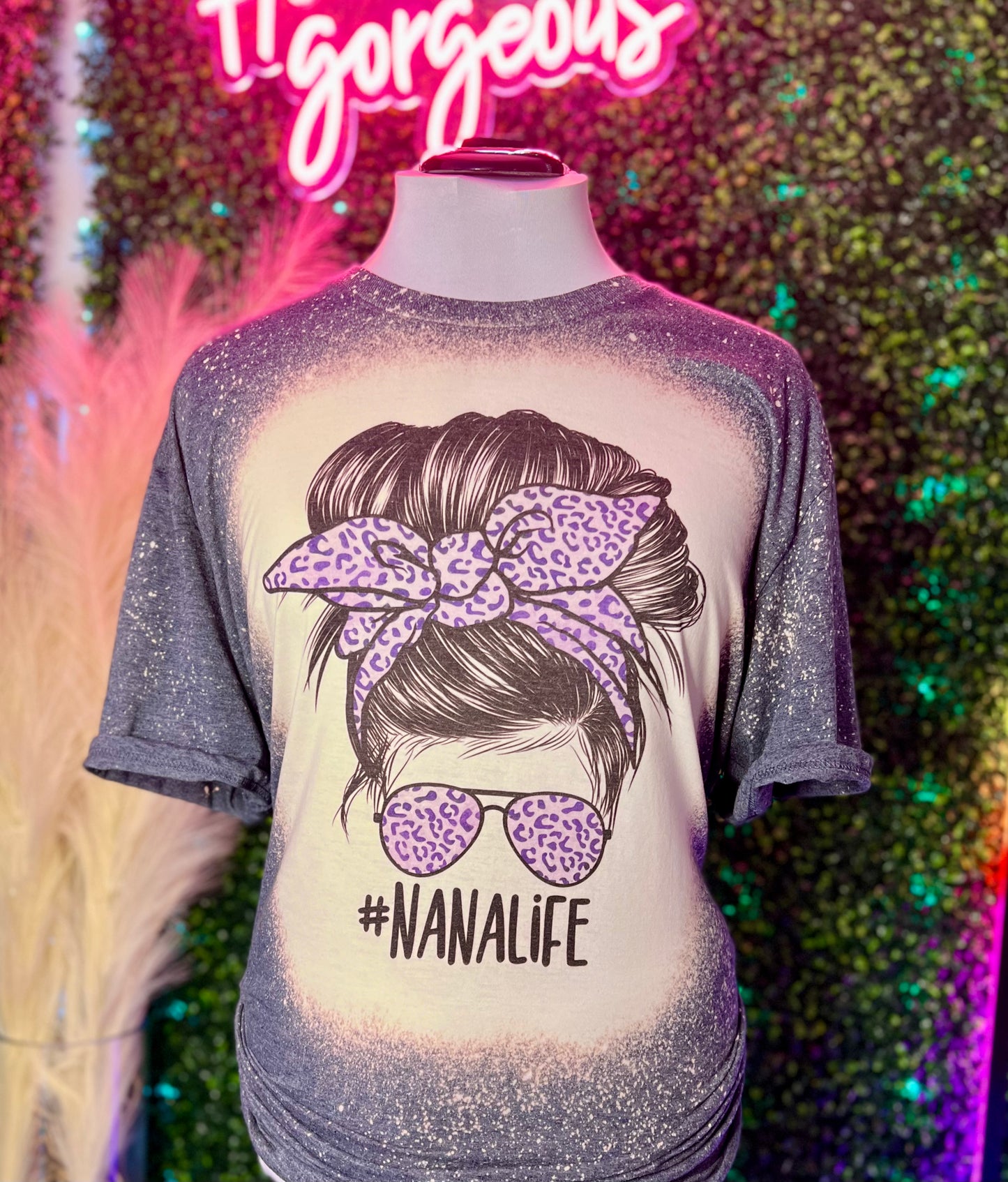 #NANALIFE Messy Bun Shirts