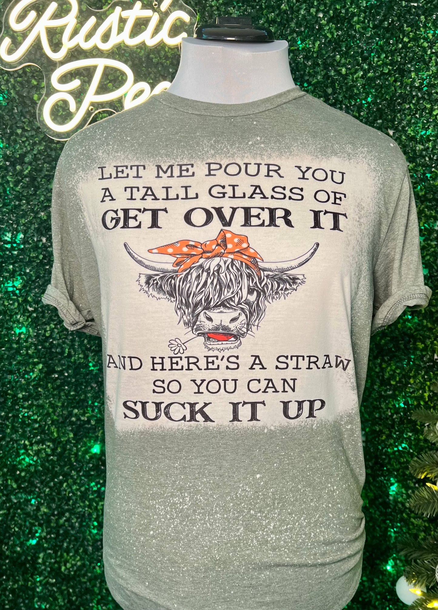 Get Over It Highland Cow Shirts