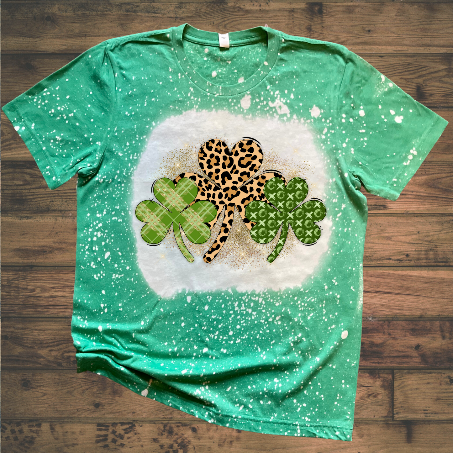 Leopard 4 Leaf Clover Shirt